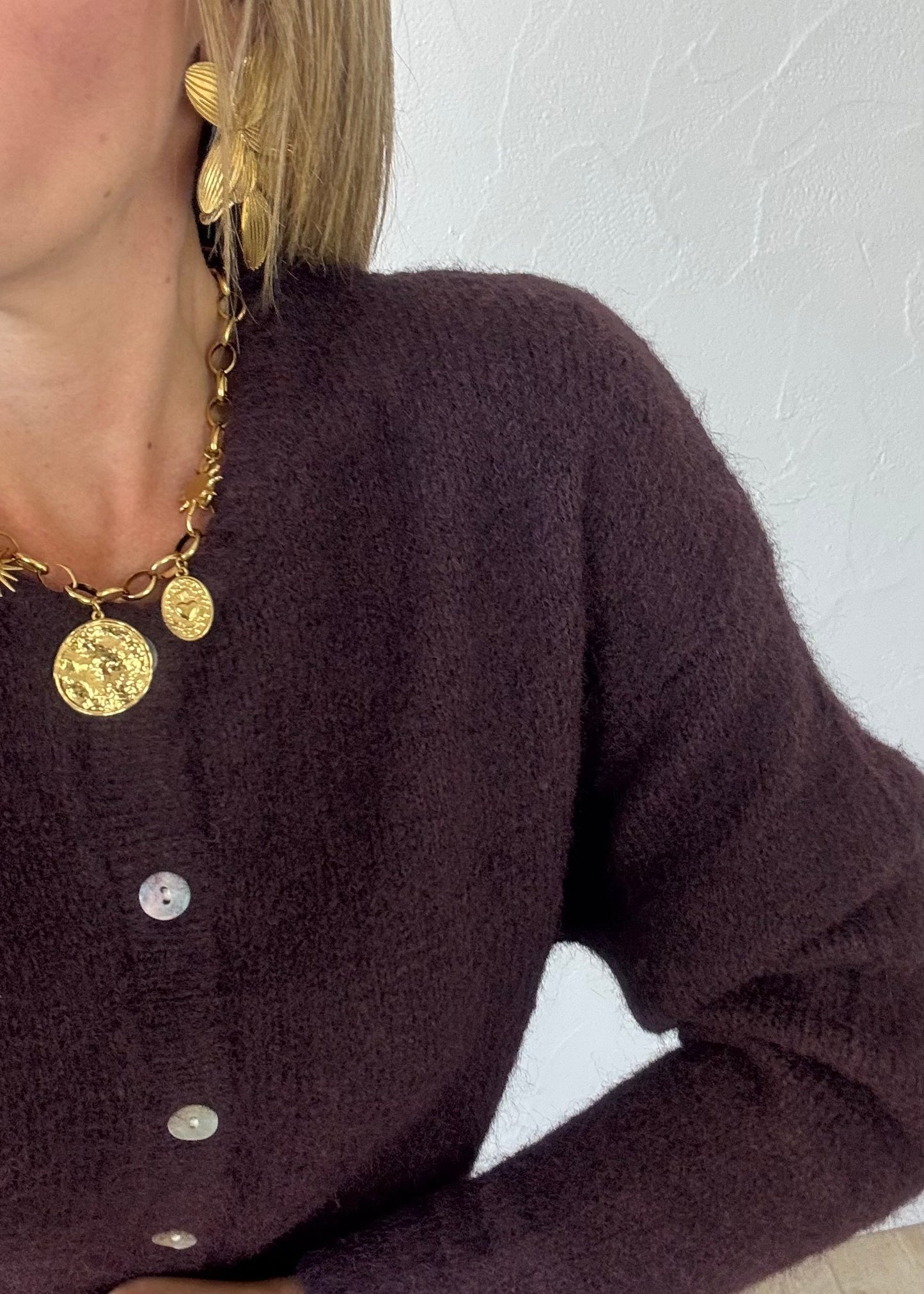 Gilet ZINNIA Bordeaux