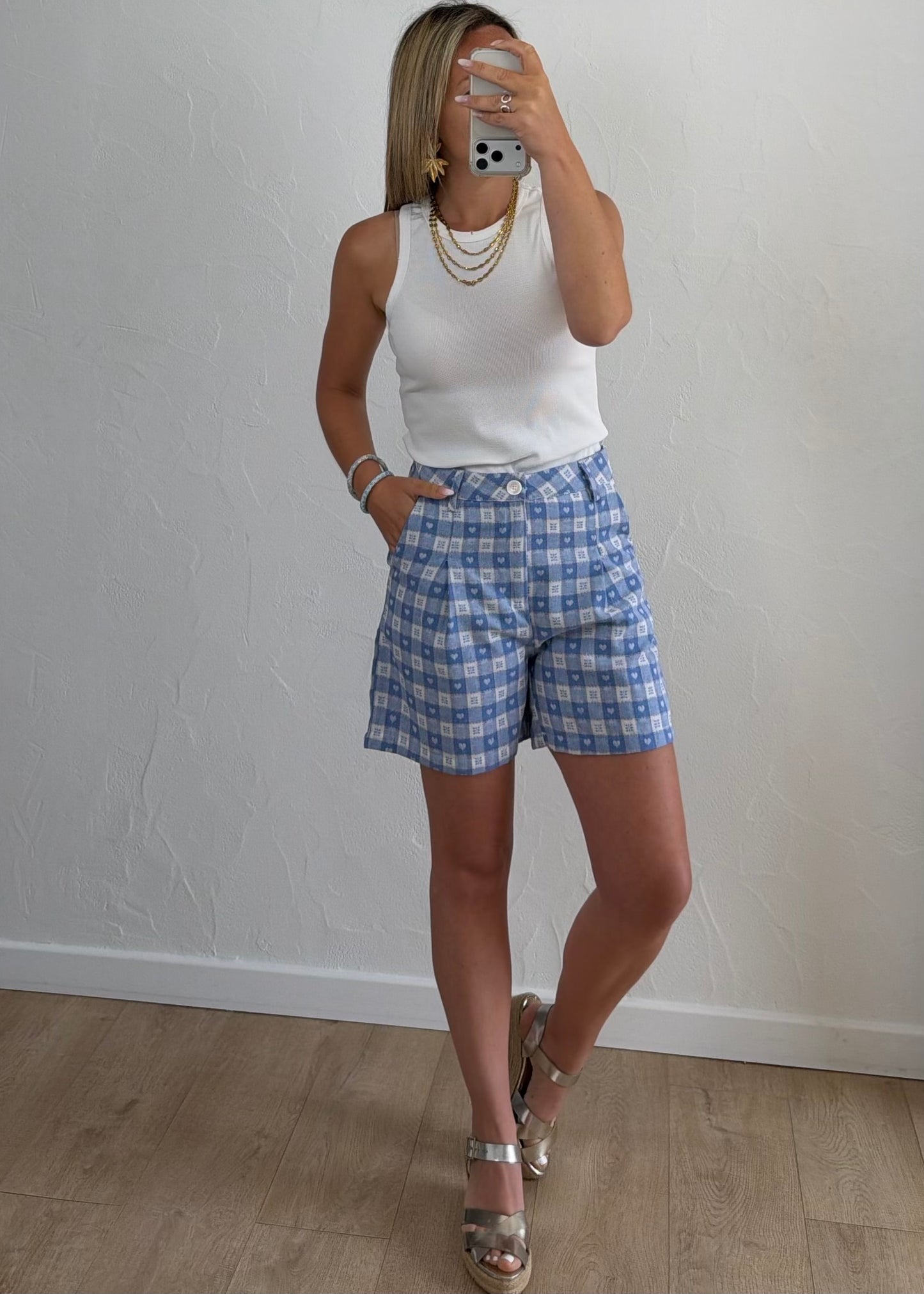 Short NOUR Bleu