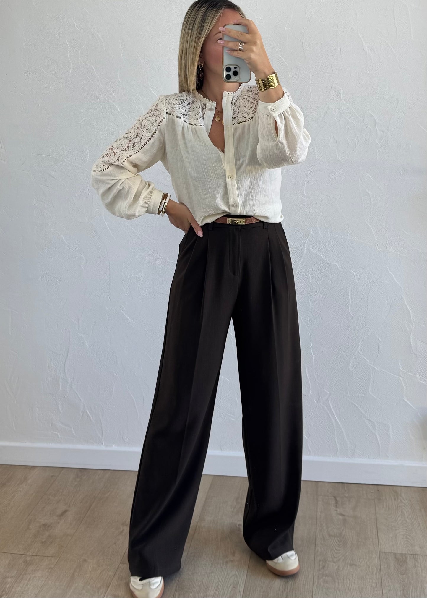 Pantalon SALOME Marron