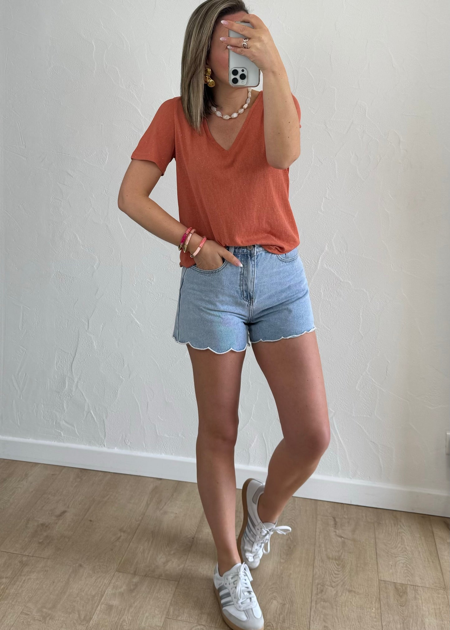 T-shirt Julia terracotta