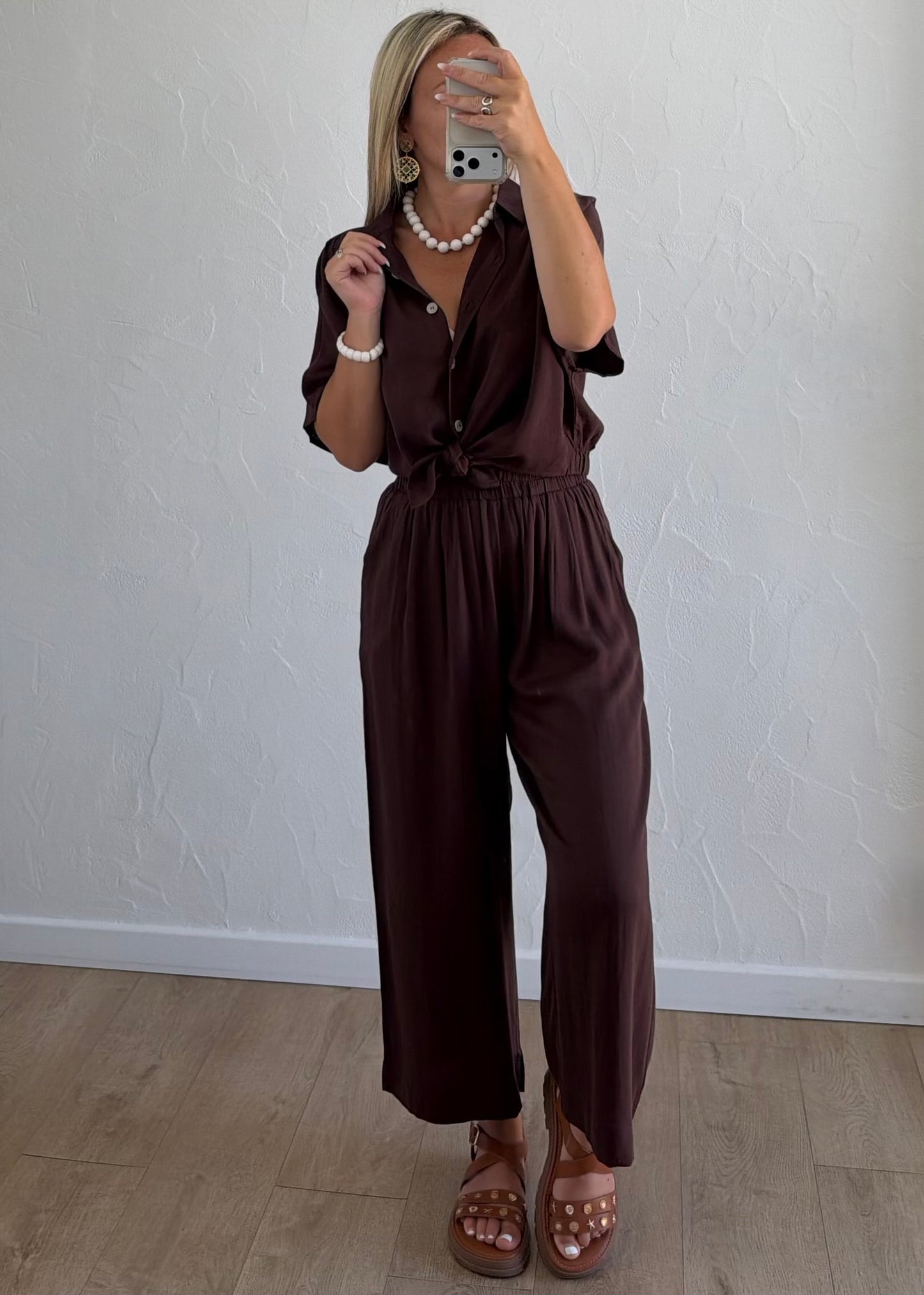 Pantalon JUNE Choco