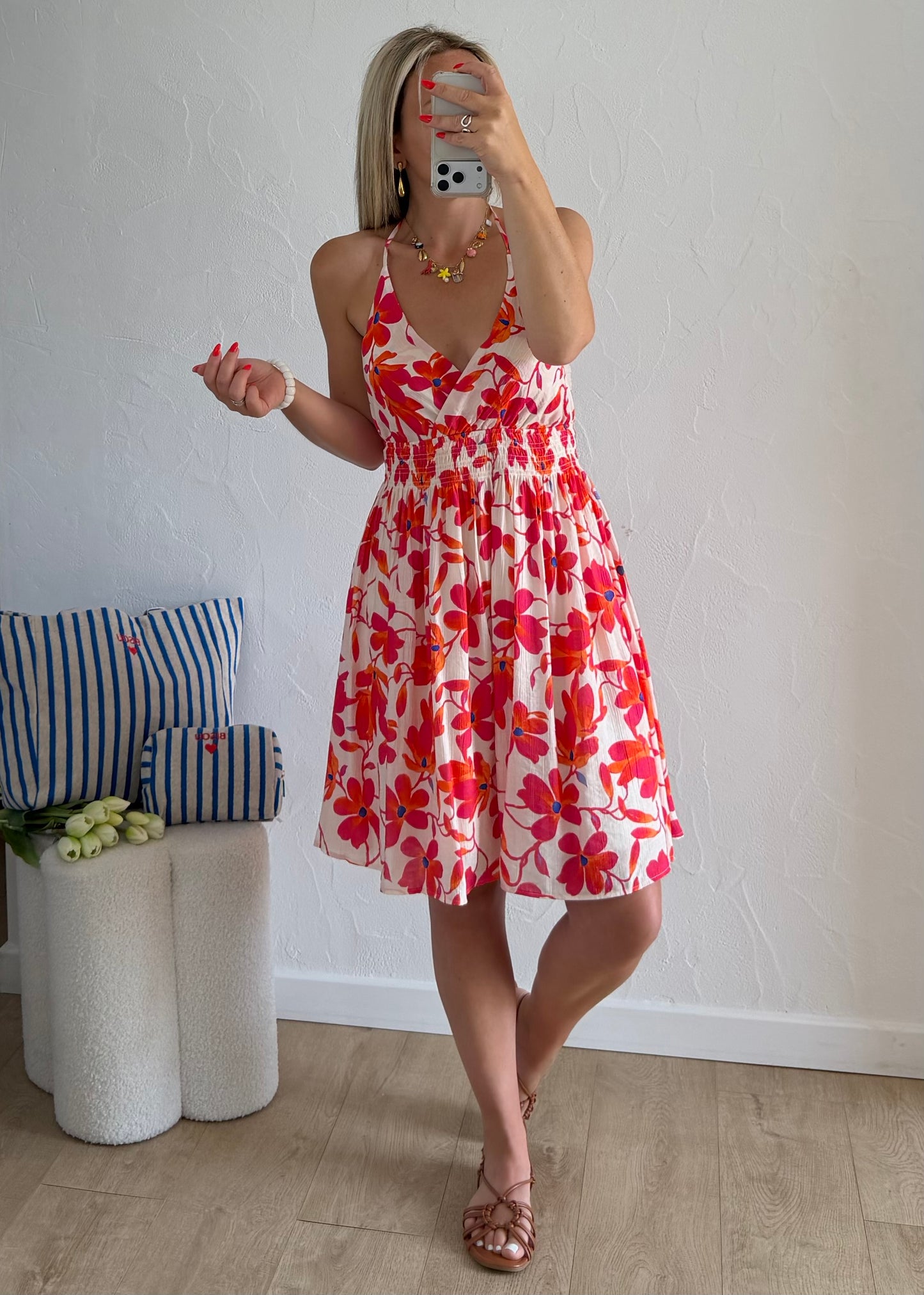 Robe JANELLE Rouge