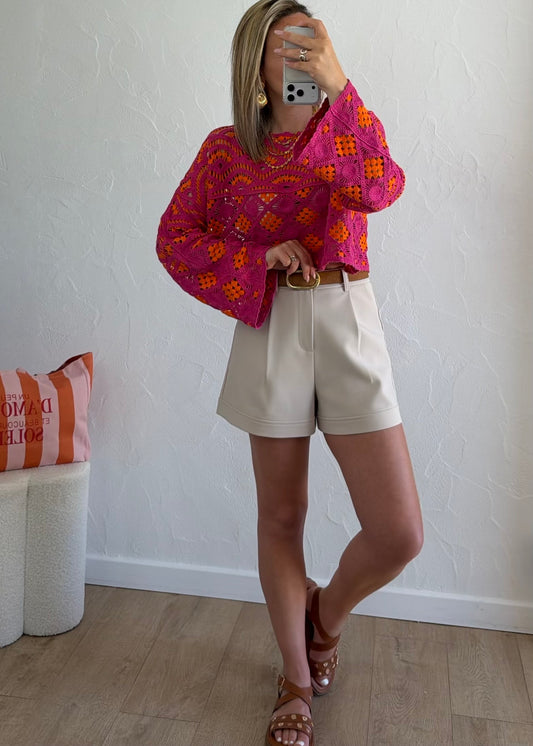 Haut ZAZIE Fuschia