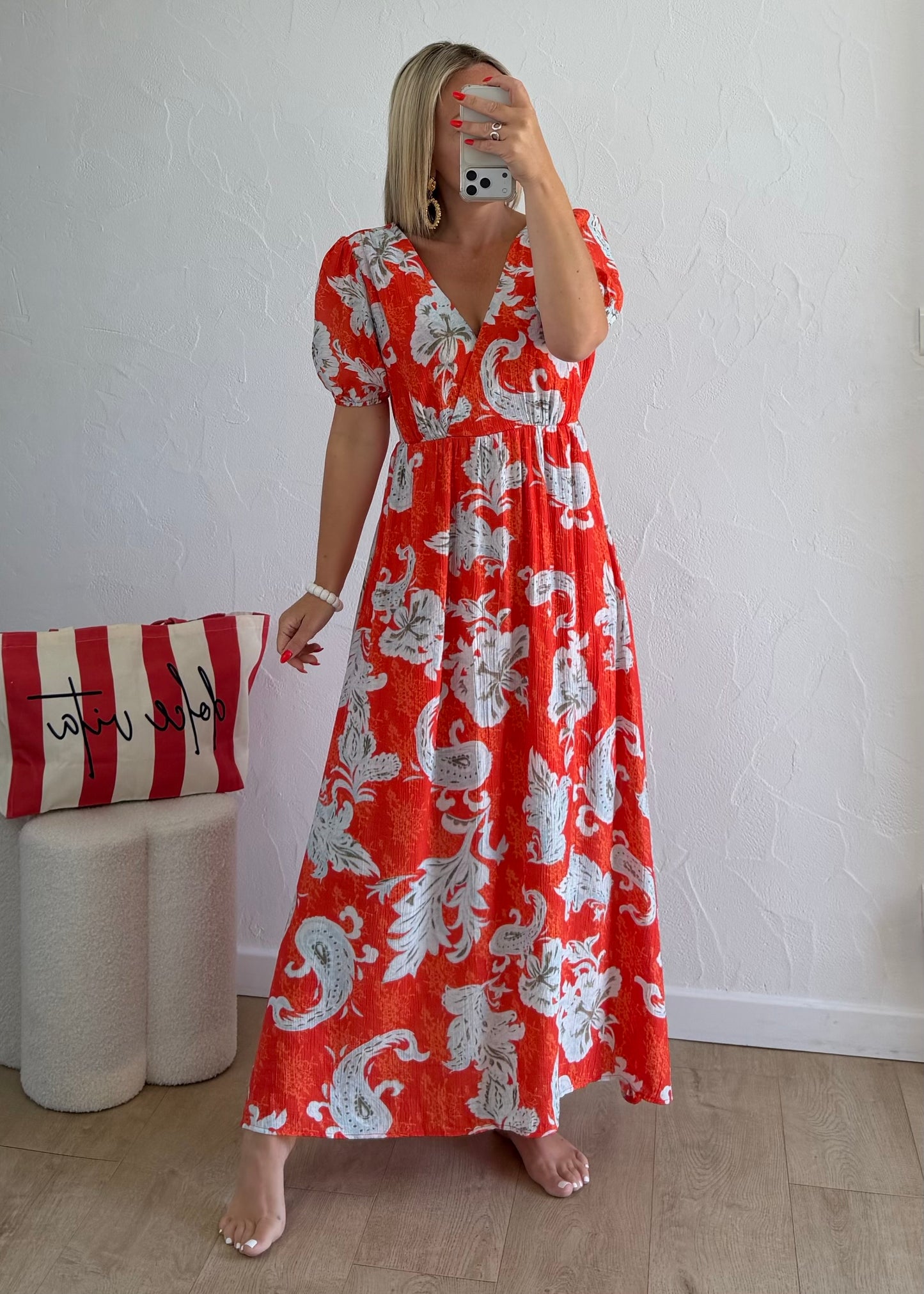 Robe AYLINE Rouge