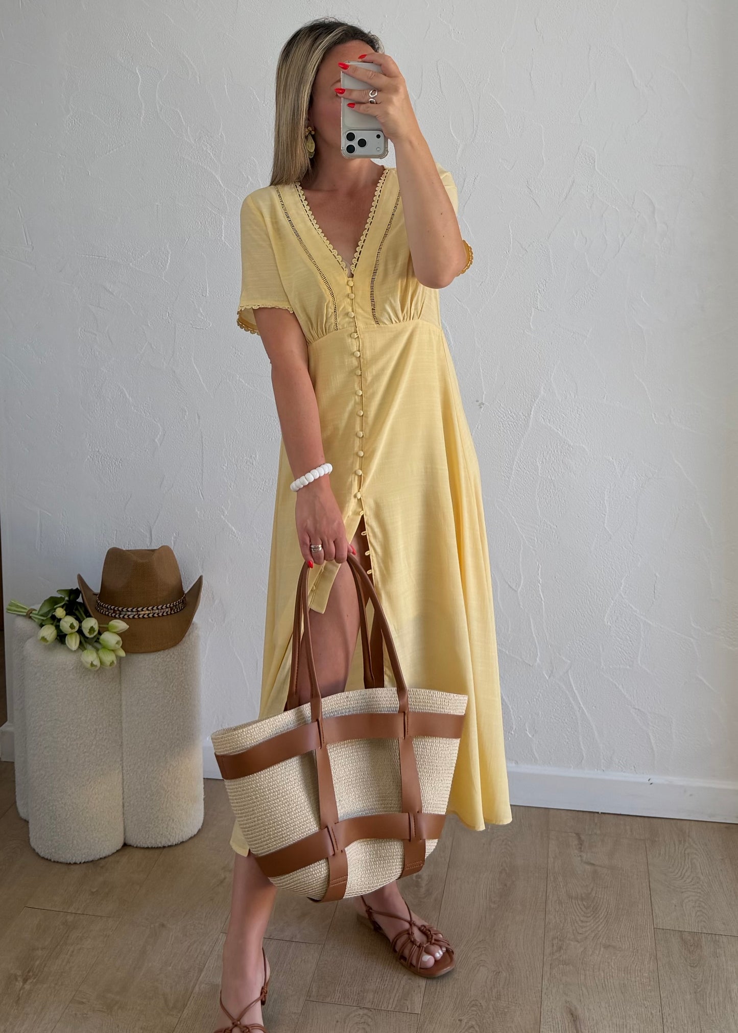 Robe IRINA Jaune