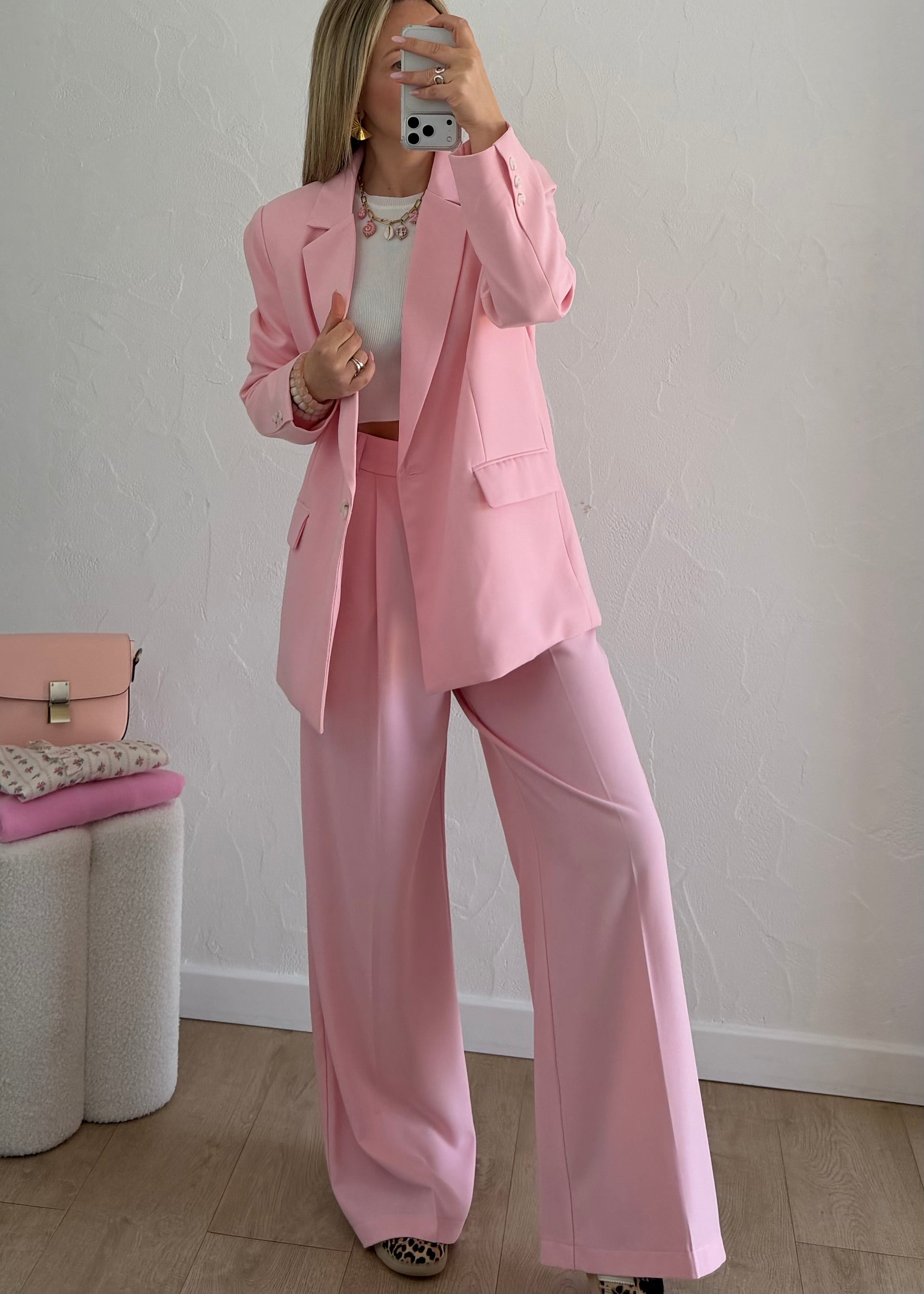 Pantalon CORALIE Rose