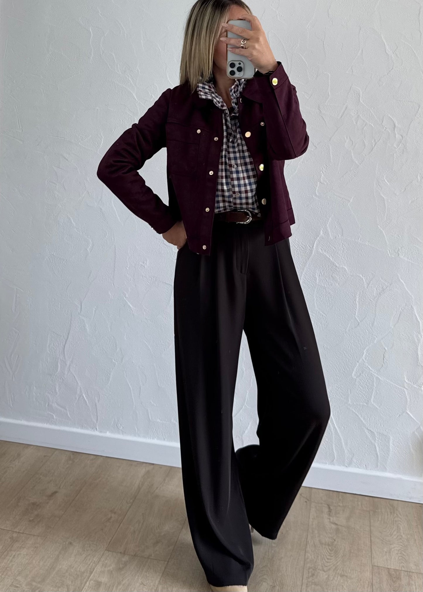 Veste NYRA Bordeaux