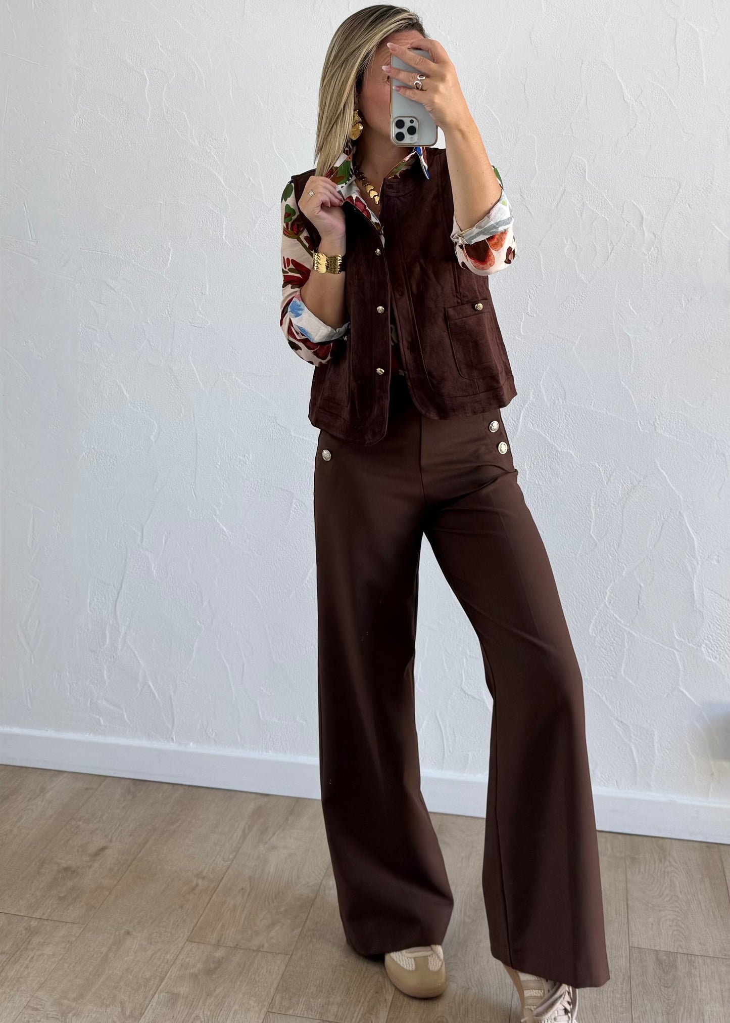 Veste CHRISTELLE Marron