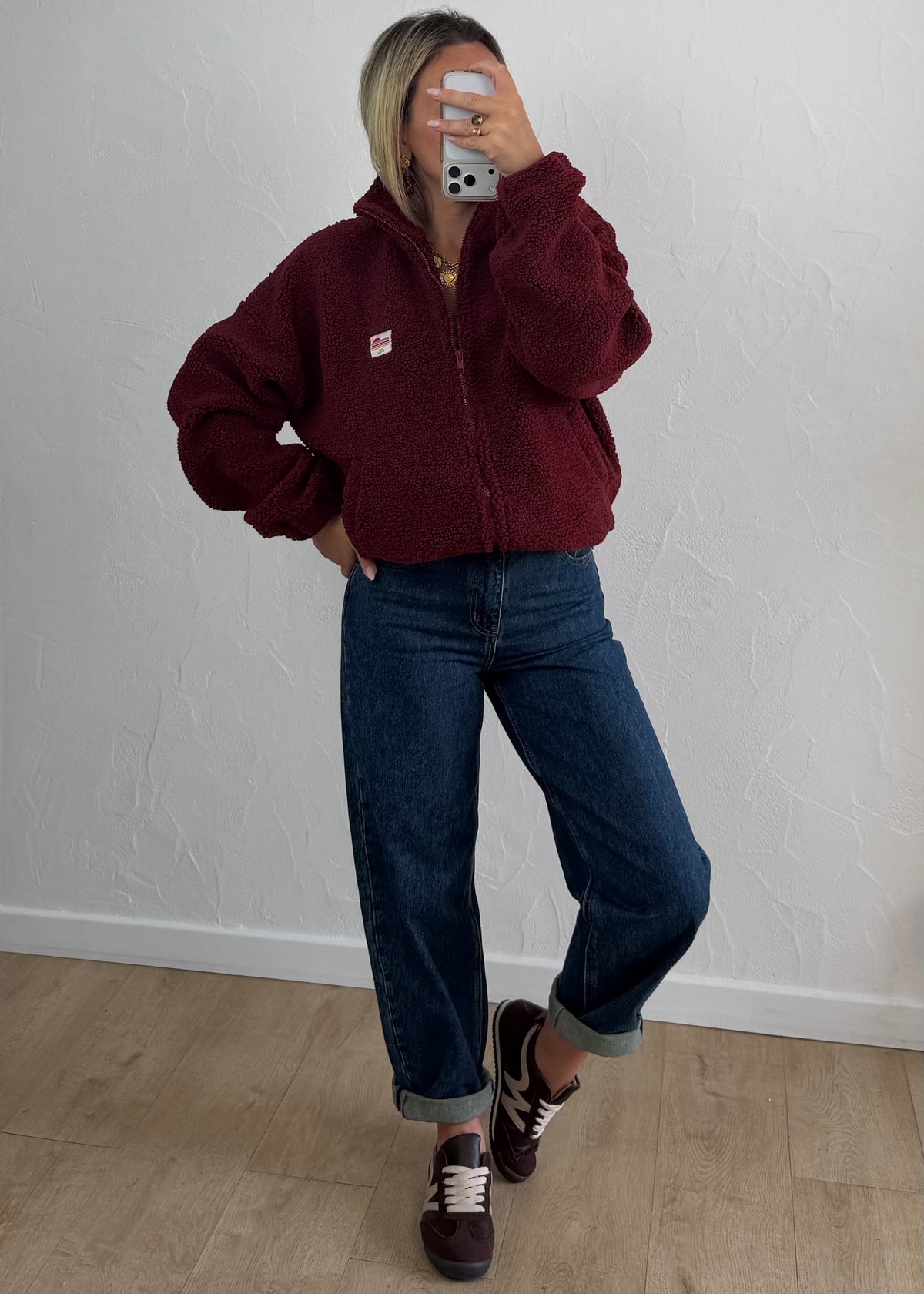 Polaire Ariana bordeaux