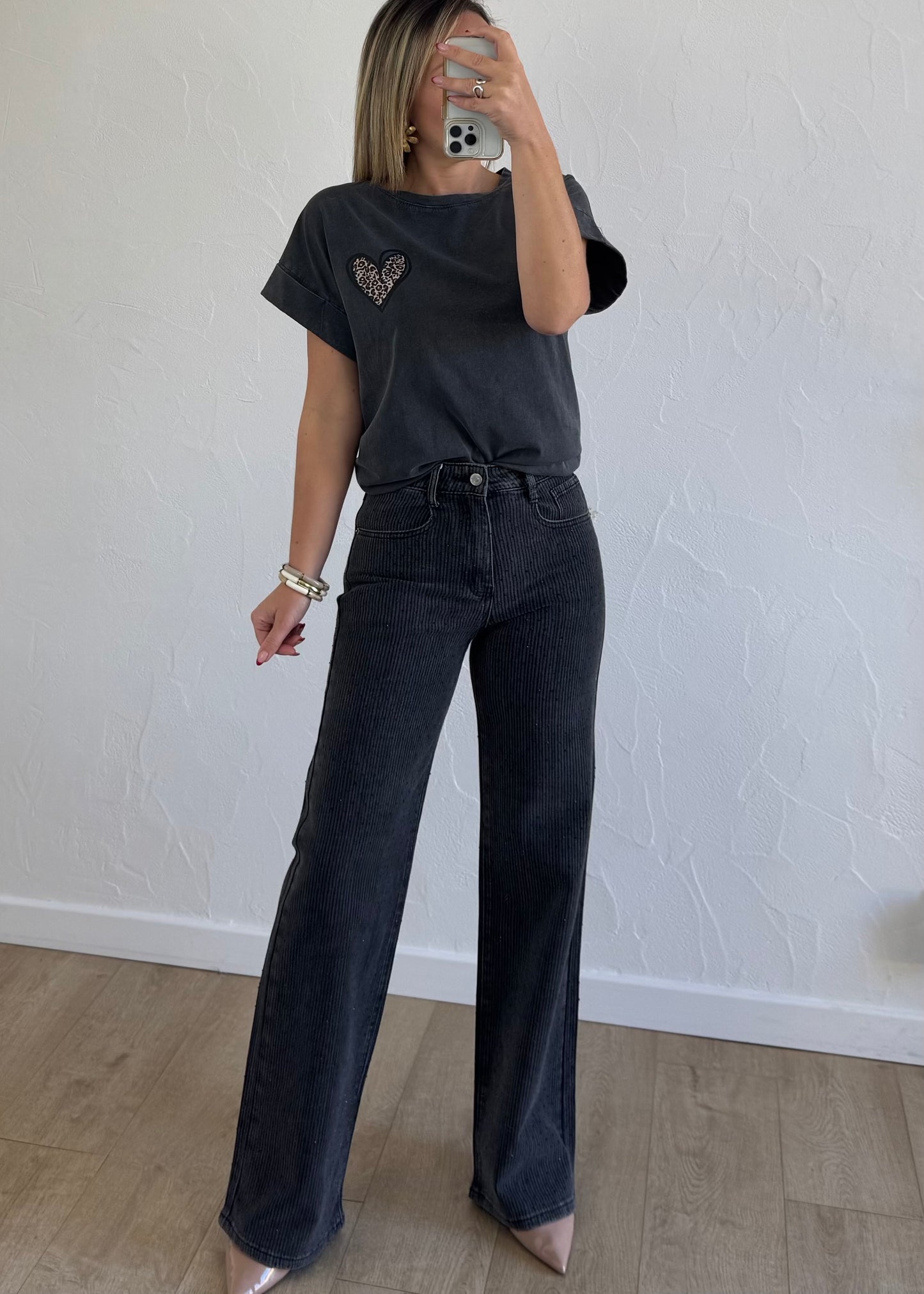 Jean MIREANNE Rayures Gris