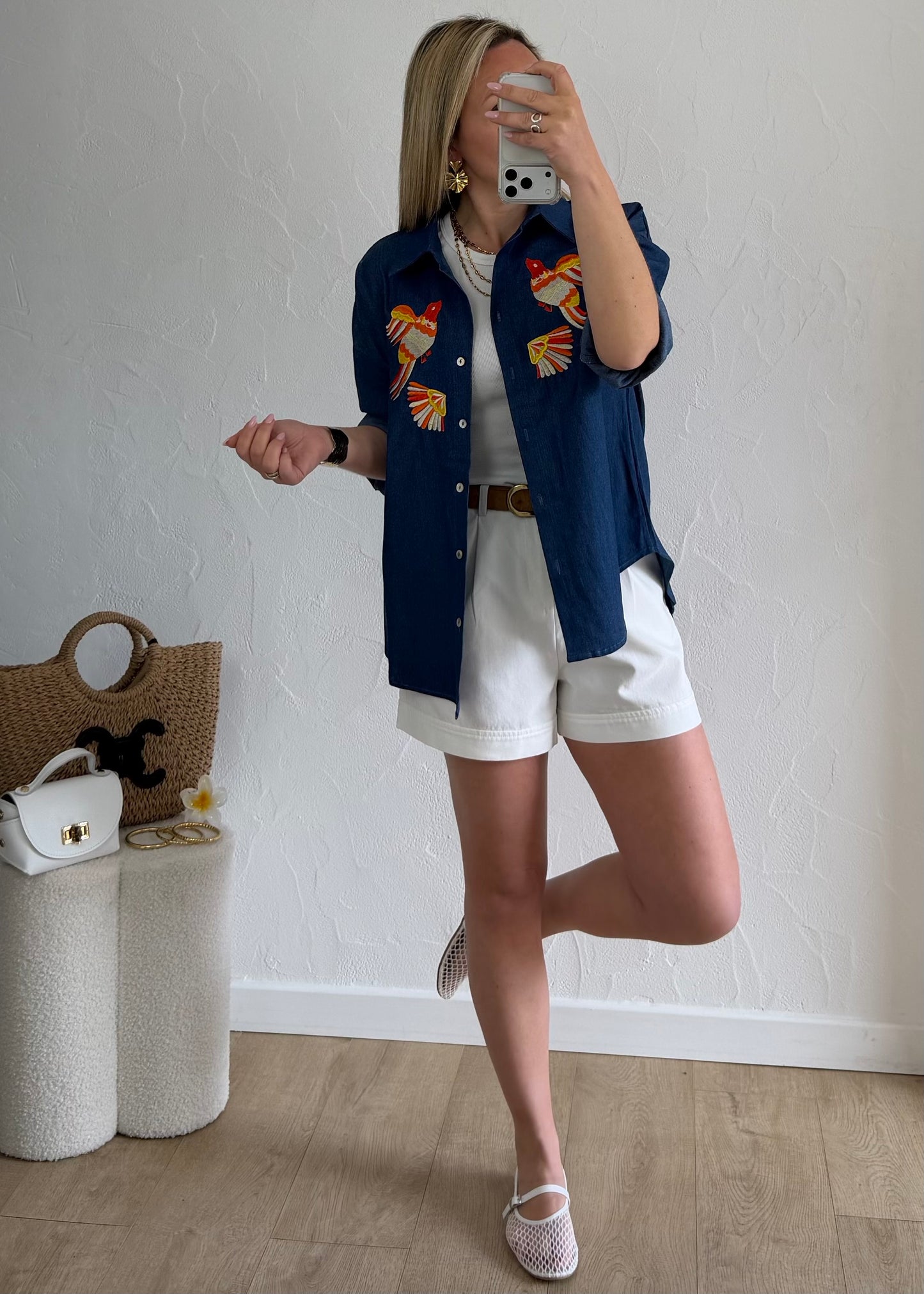 Chemise AUROLINE Bleu