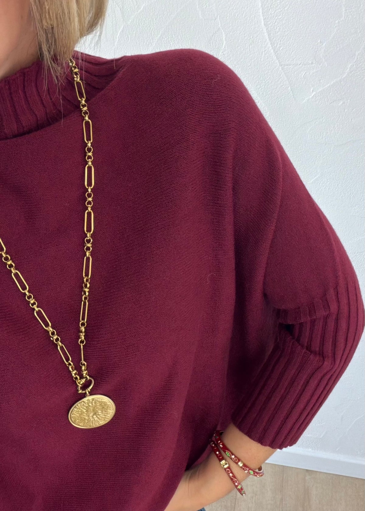 Pull Archie bordeaux