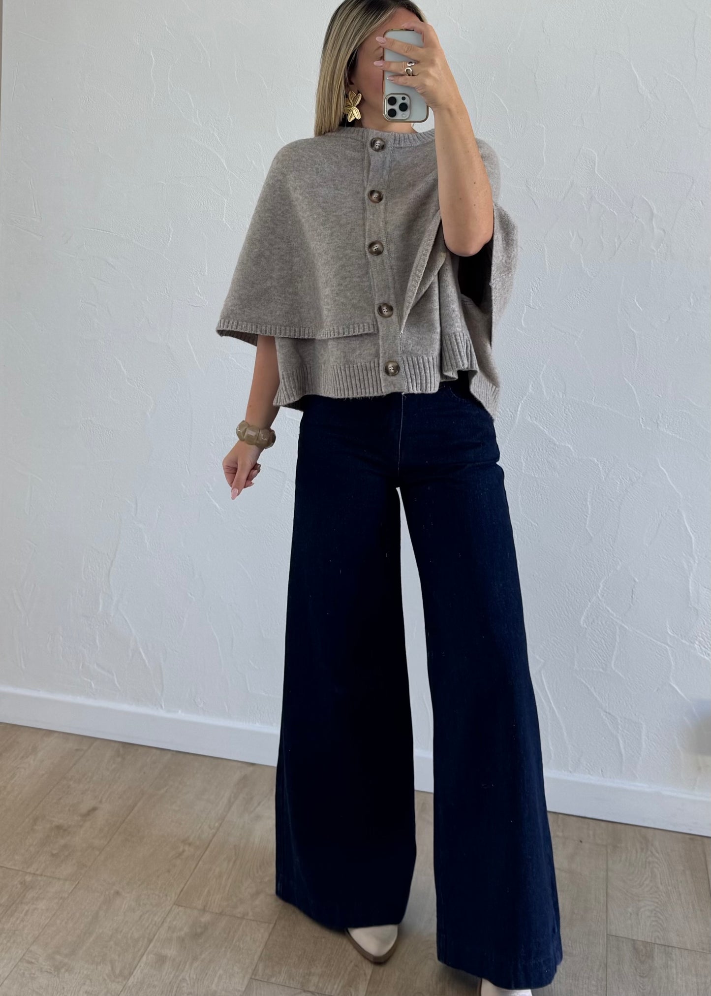 Poncho GARDÉNIA Taupe