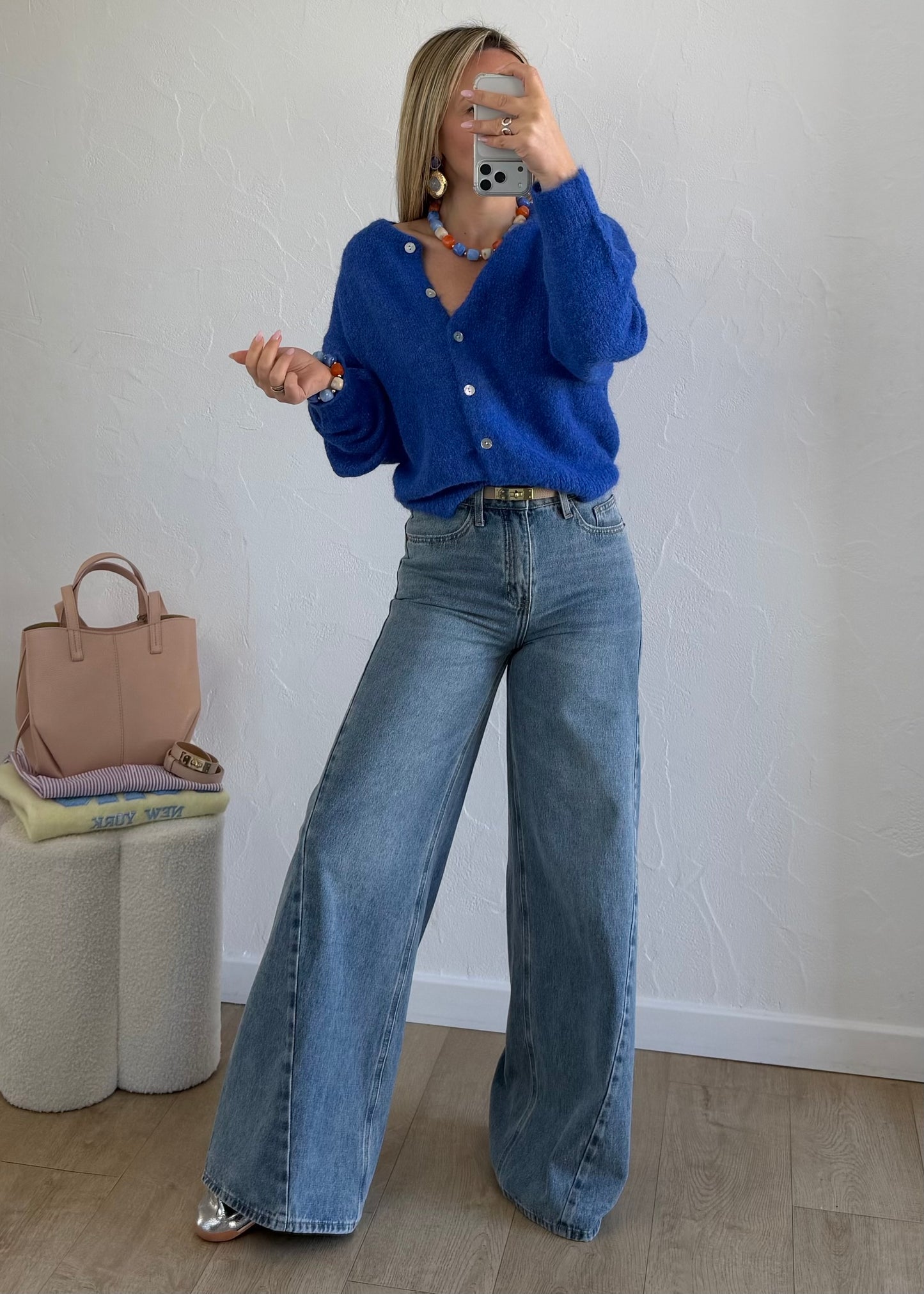 Gilet MARINA Bleu Électrique