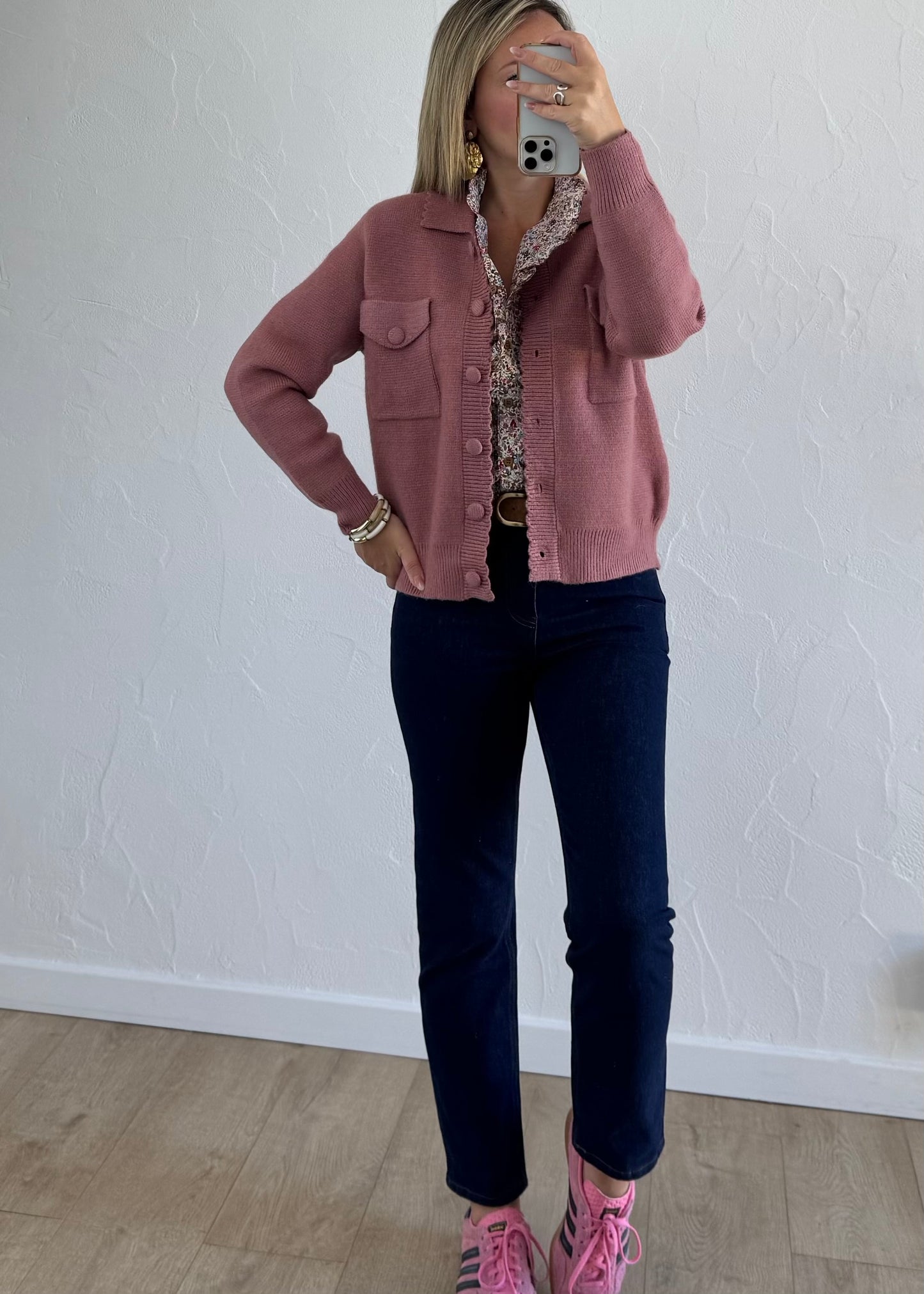 Gilet LEONA Rose