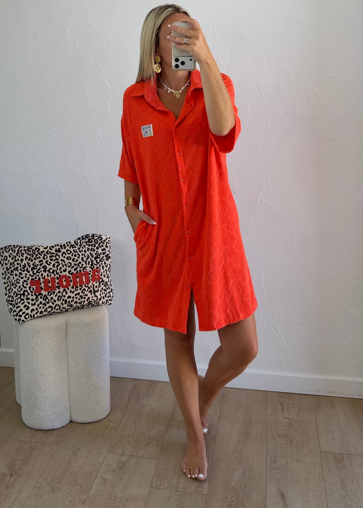 Robe ÉPONGE Orange 🍊