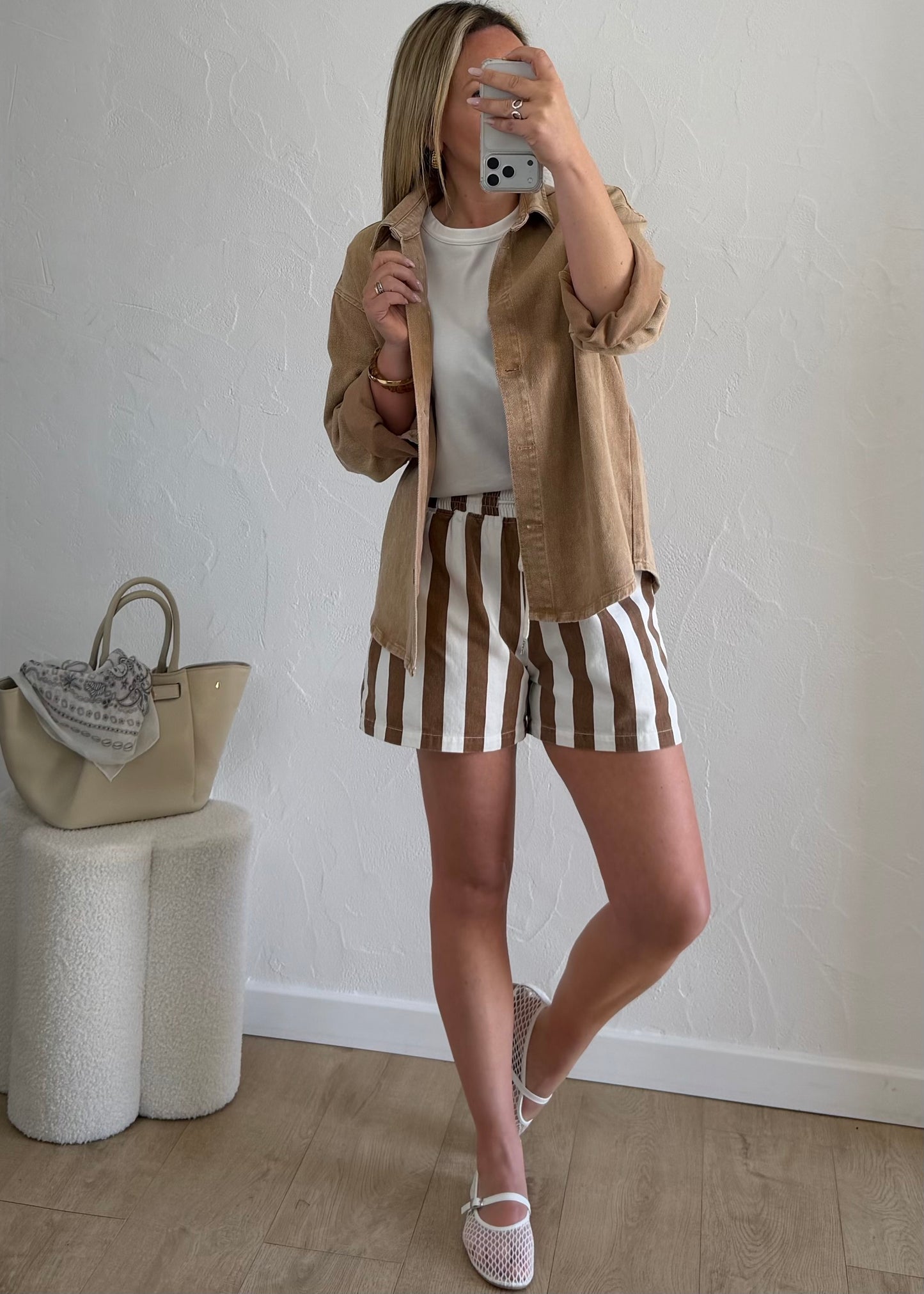 Veste FAUSTINE Camel