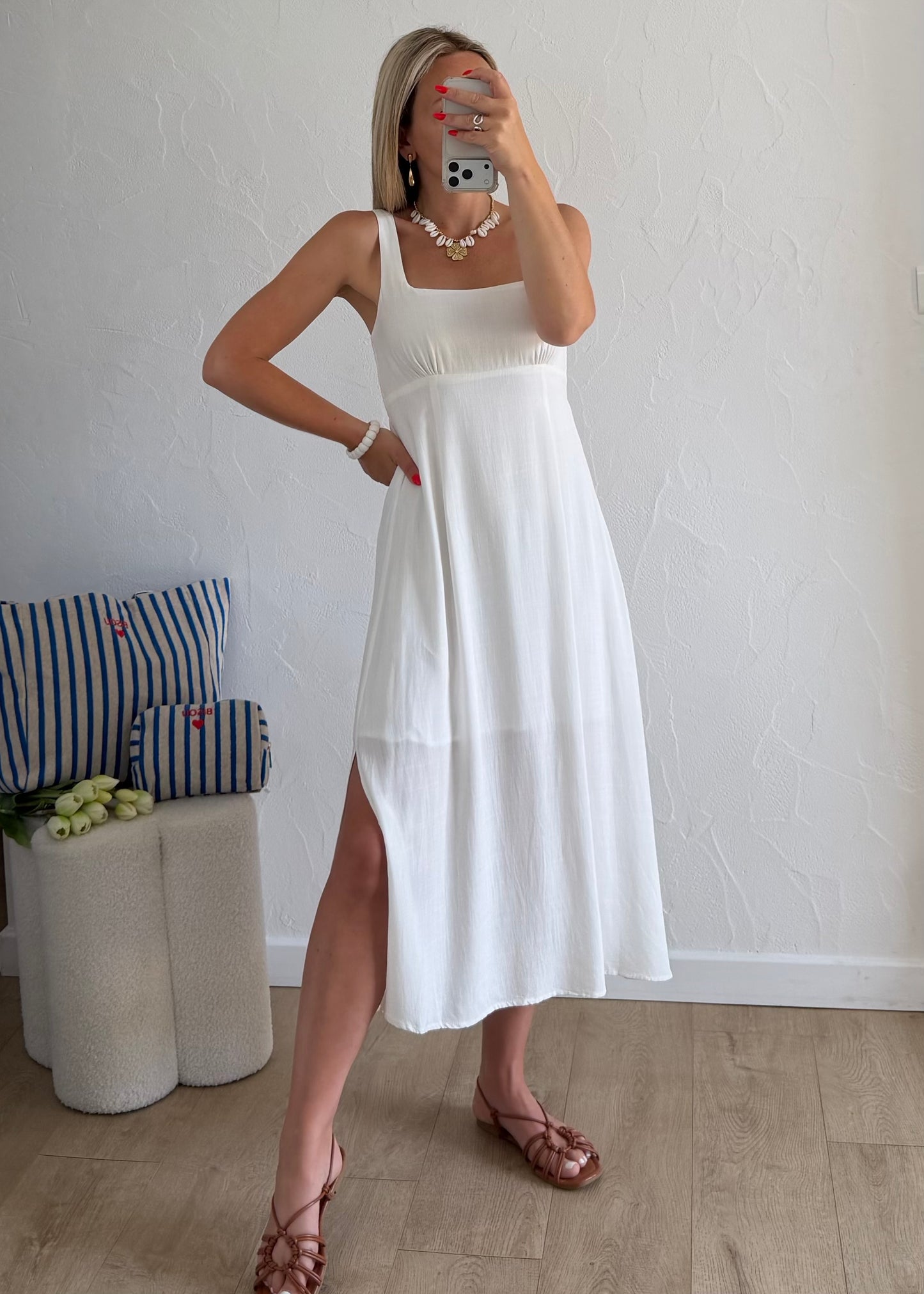 Robe CINDY Blanche