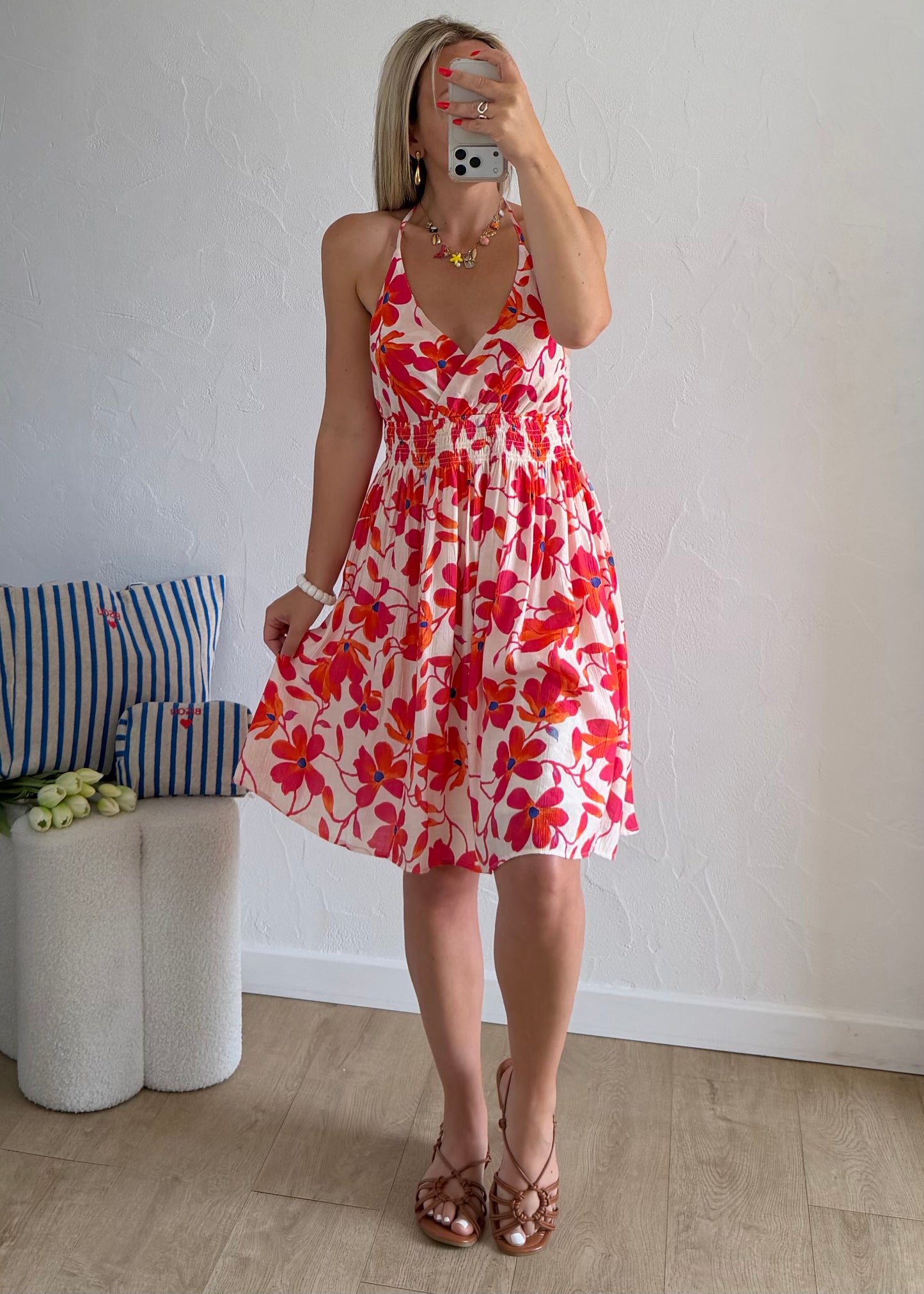 Robe JANELLE Rouge