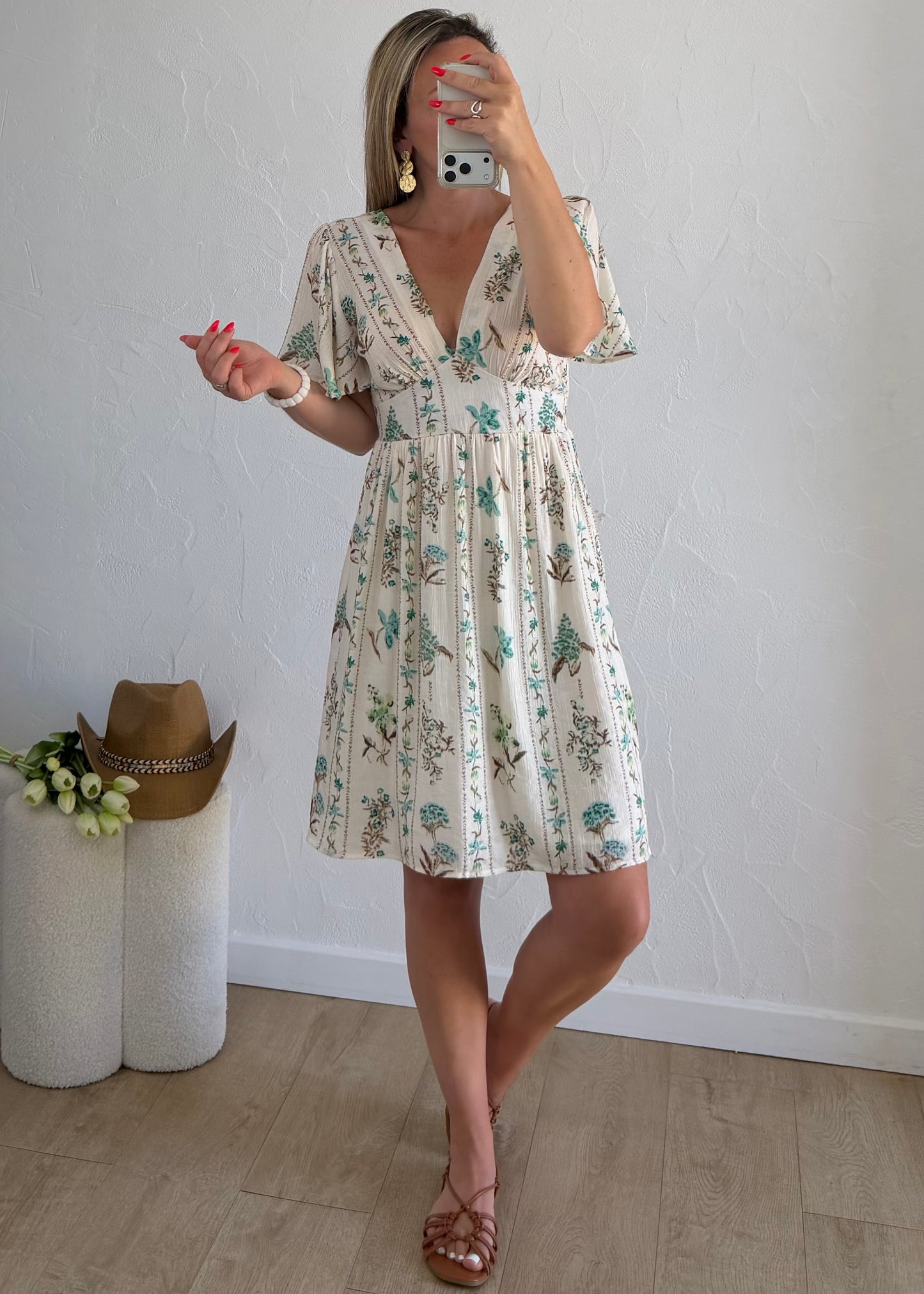 Robe DOTTIE Vert