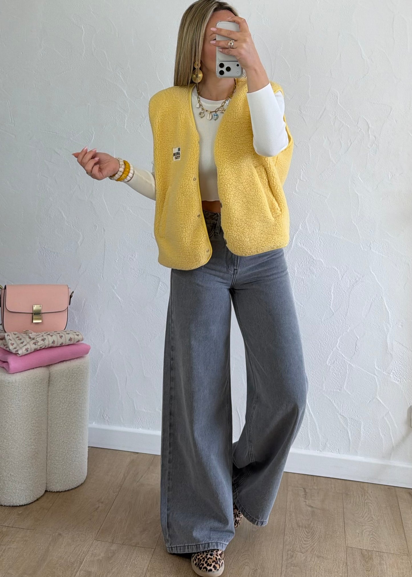 Gilet « BE AWESOME TODAY » Jaune