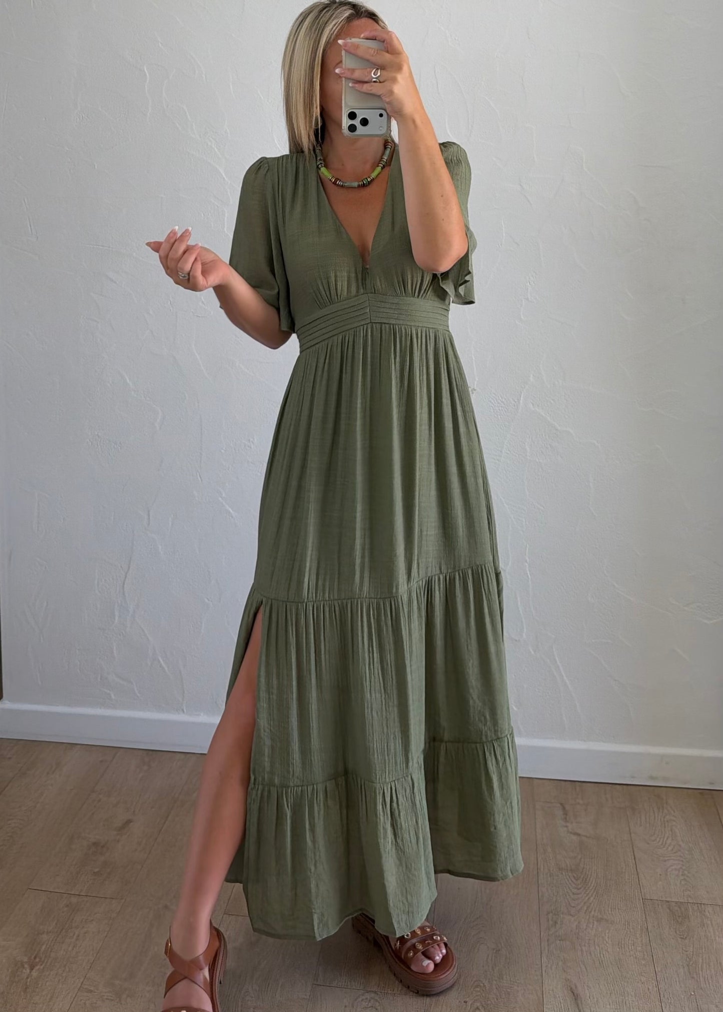 Robe LALIE Kaki