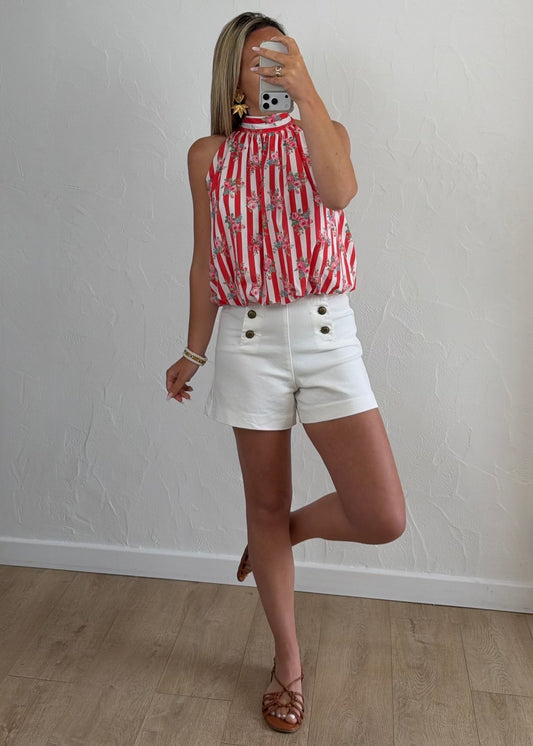 Short VICTORINETTE Blanc