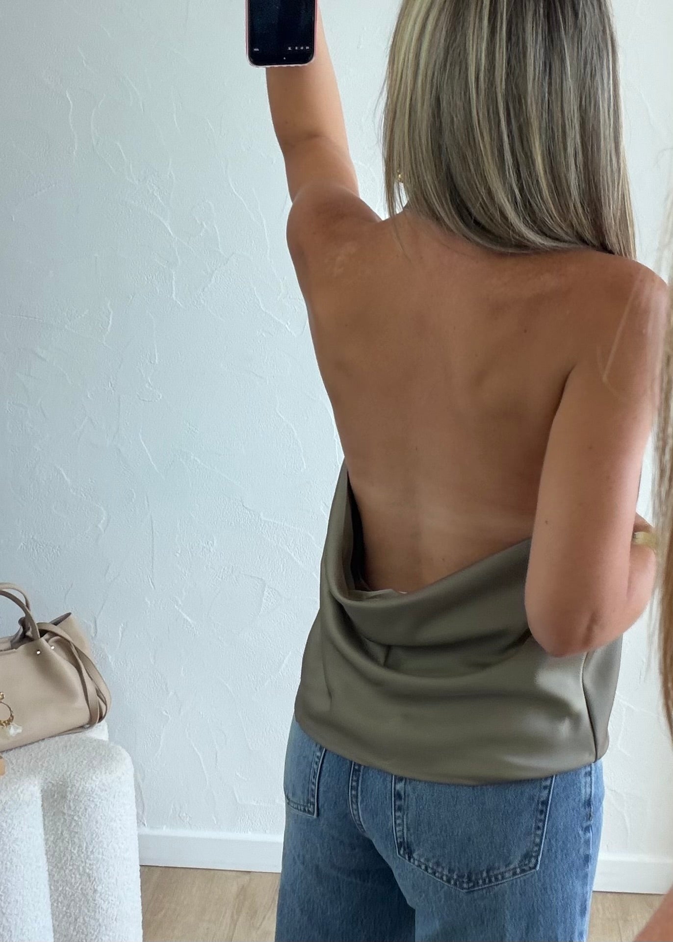 Top PAULA Kaki
