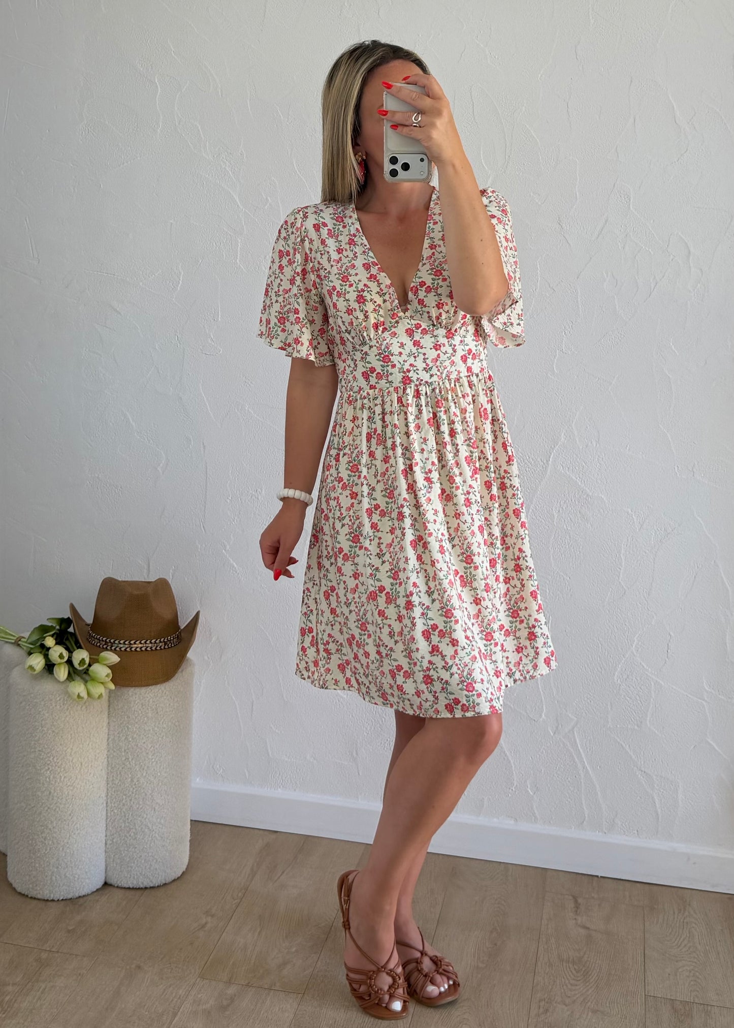 Robe KAYLA Rouge