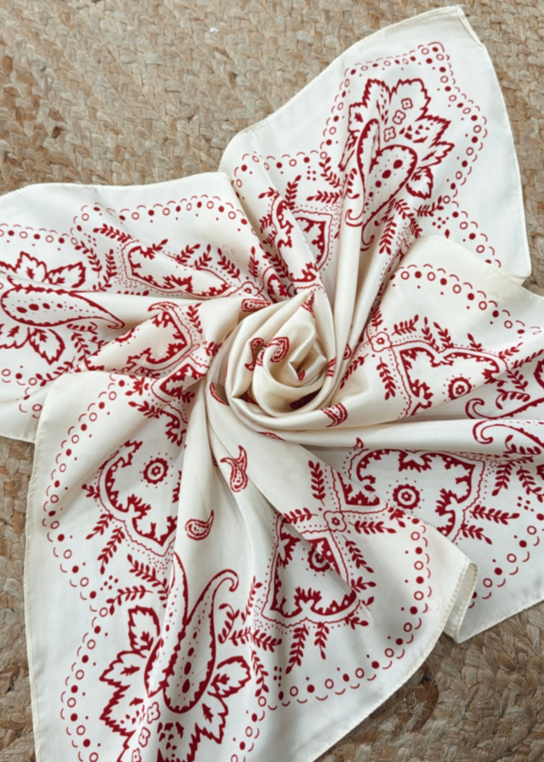 Foulard rose