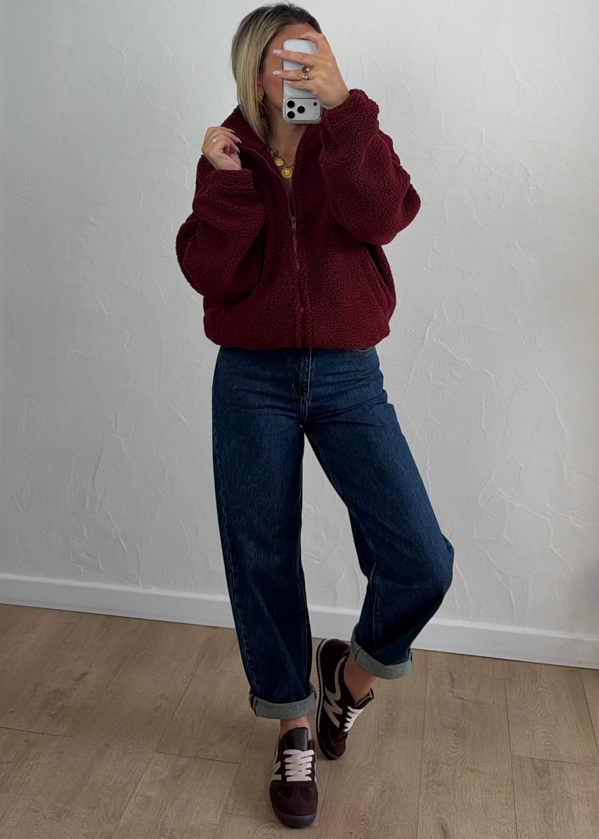 Polaire Ariana bordeaux