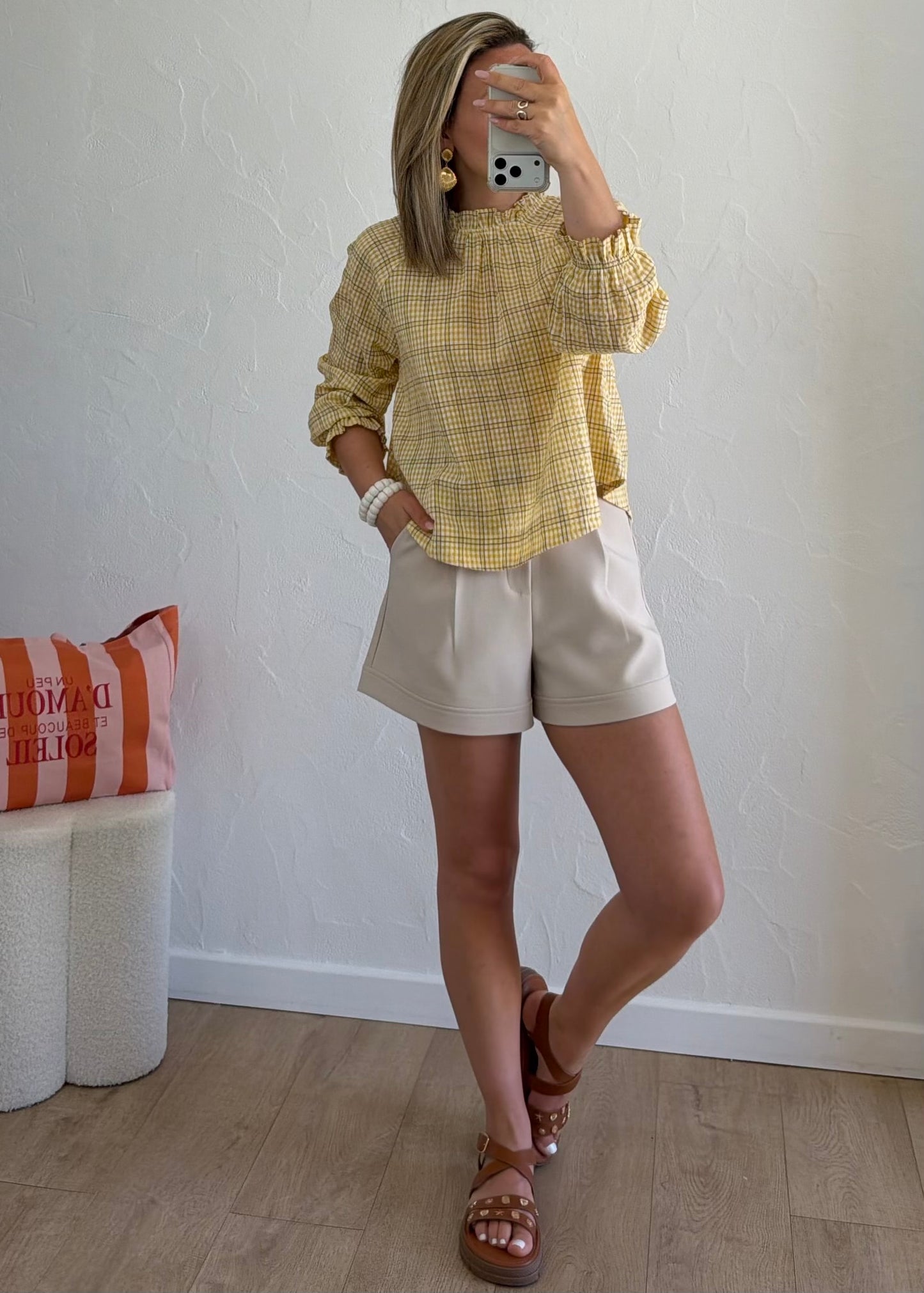Chemisier AVA Jaune