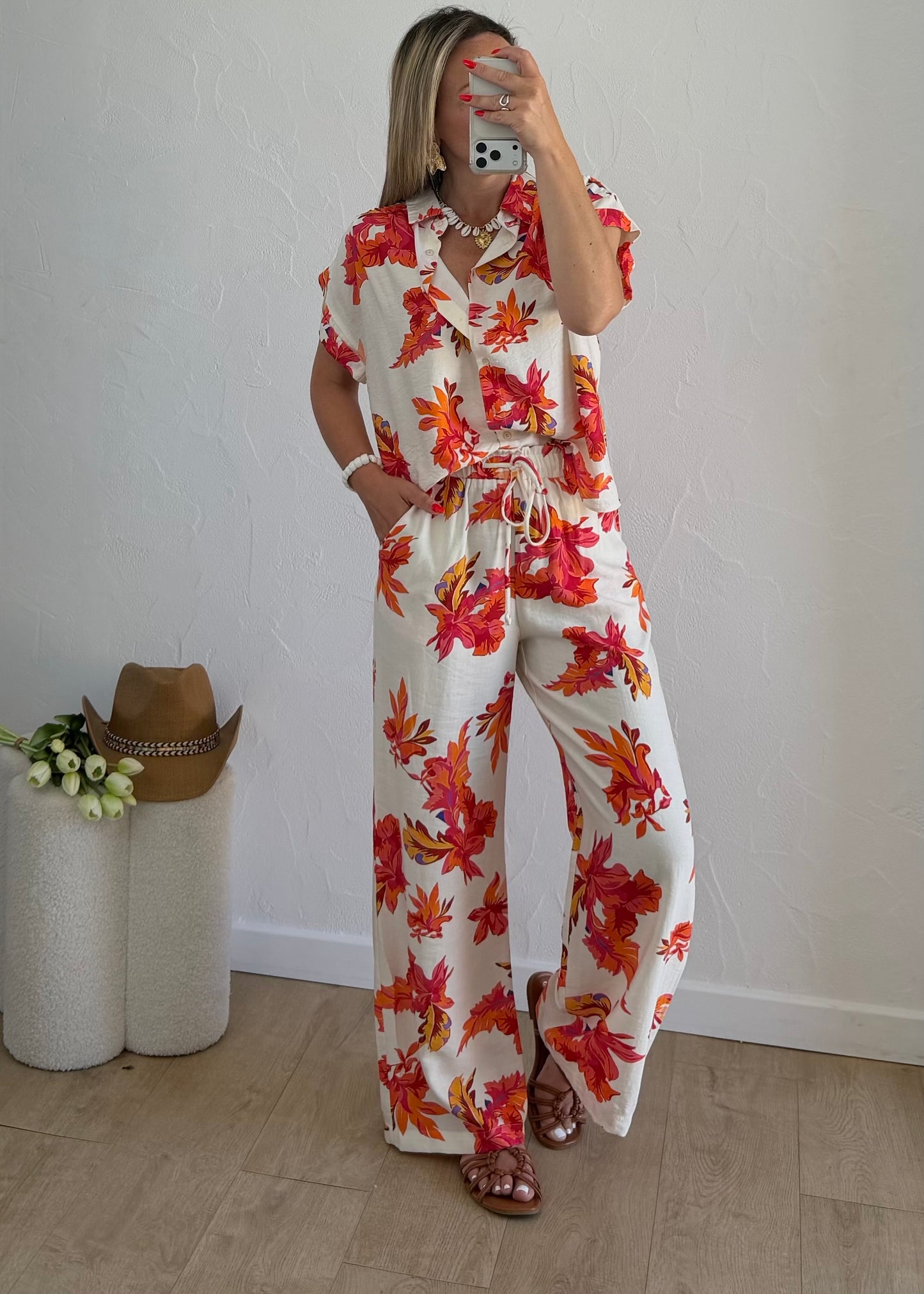Pantalon LYNA Ivoire