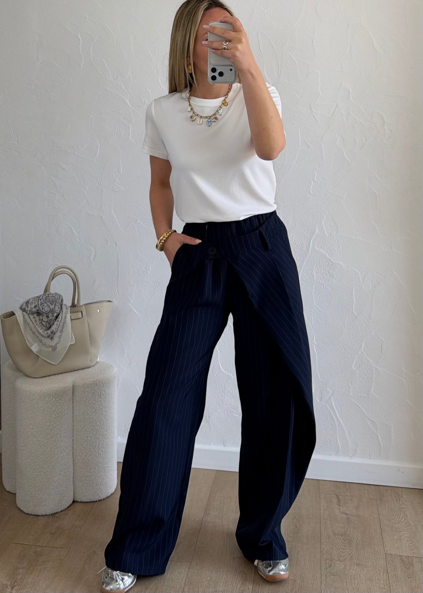 Pantalon ALINE Bleu marine