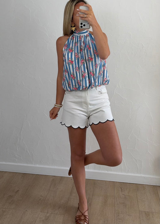 Haut SOLINE Bleu