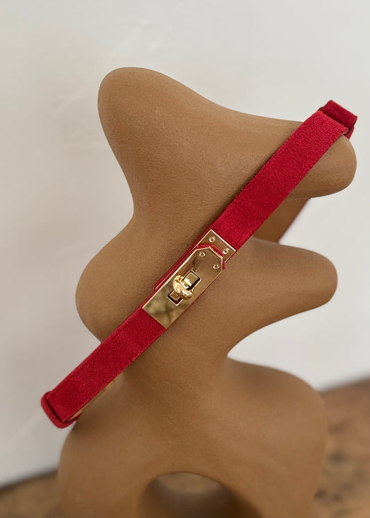 Ceinture LAURA Rouge