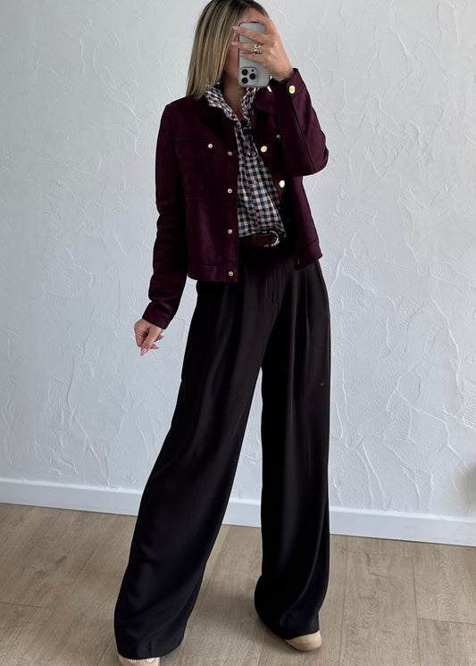 Veste NYRA Bordeaux