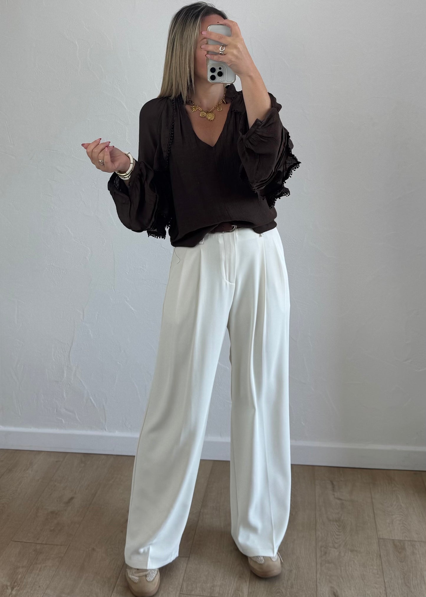 Pantalon JADE Ivoire