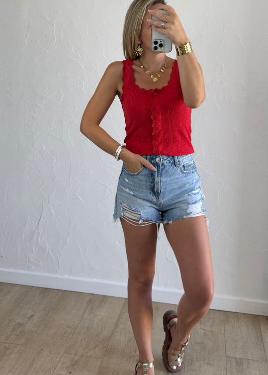Débardeur Cindy Rouge