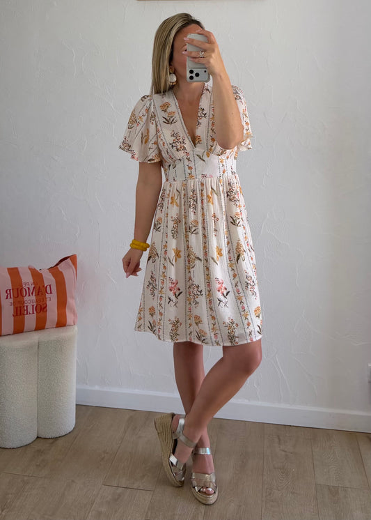 Robe DOTTIE Jaune