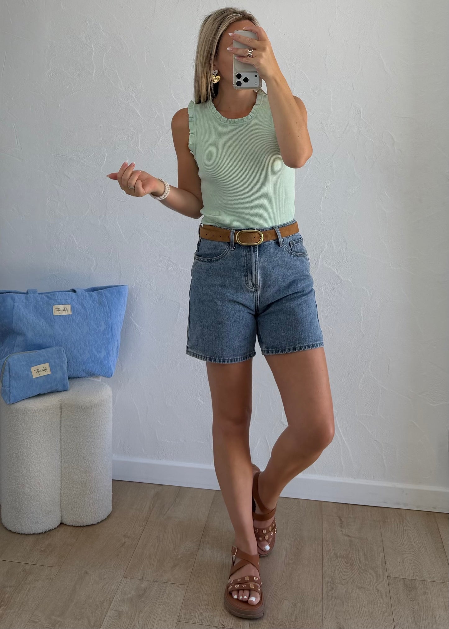 Top LOUISON Vert