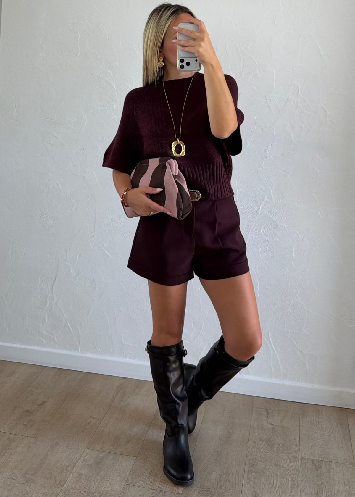 Short FLAVIE Bordeaux