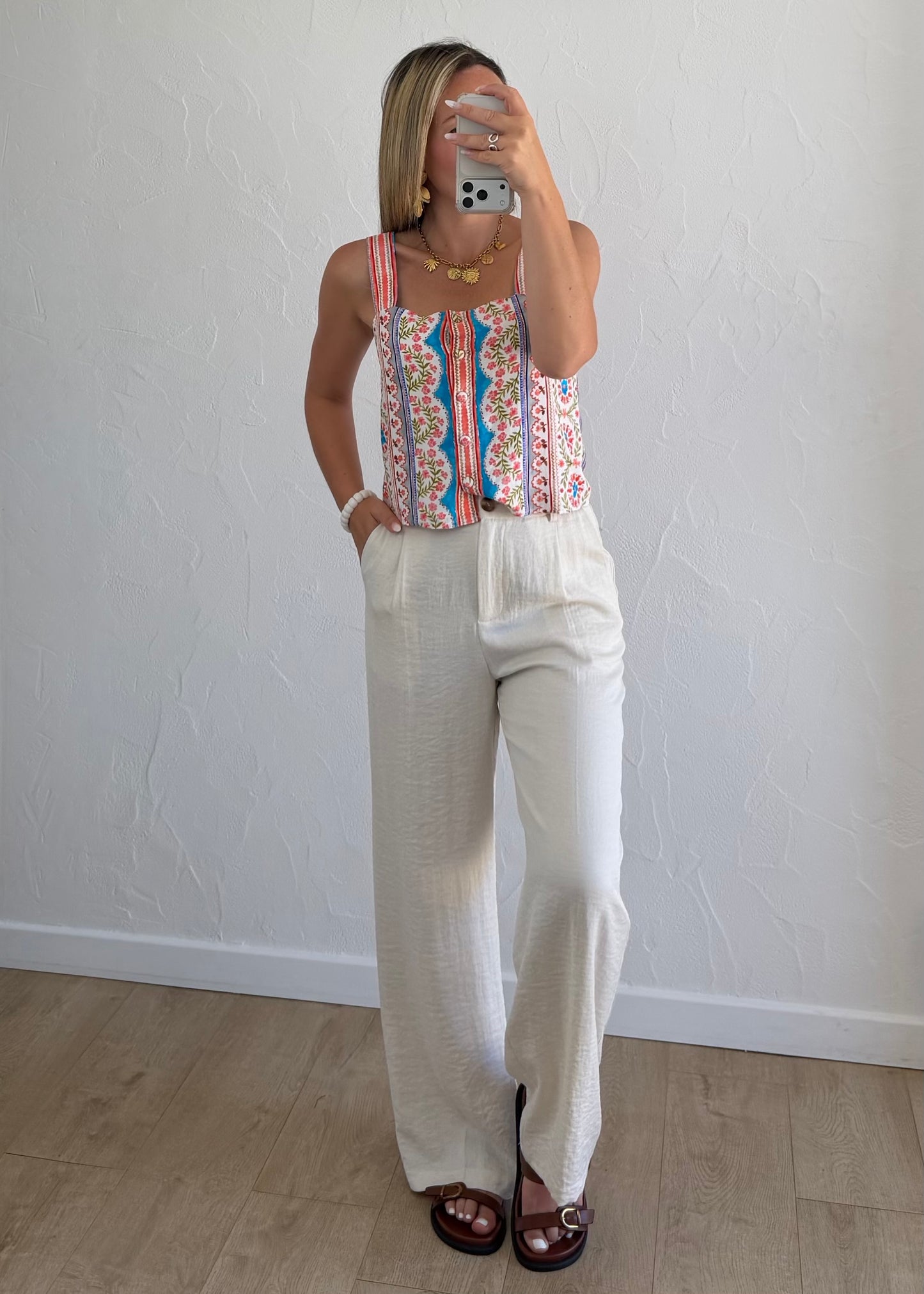 Pantalon LAURE Ivoire