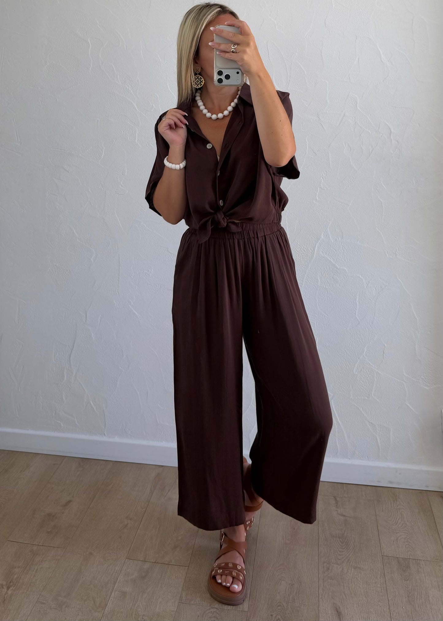 Pantalon JUNE Choco