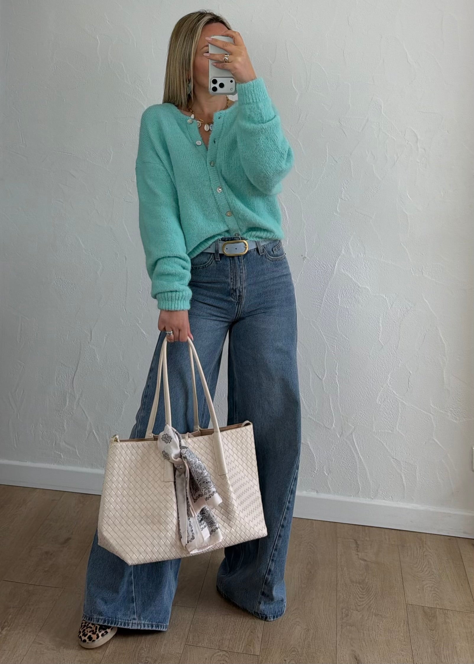 Gilet MARINA Turquoise