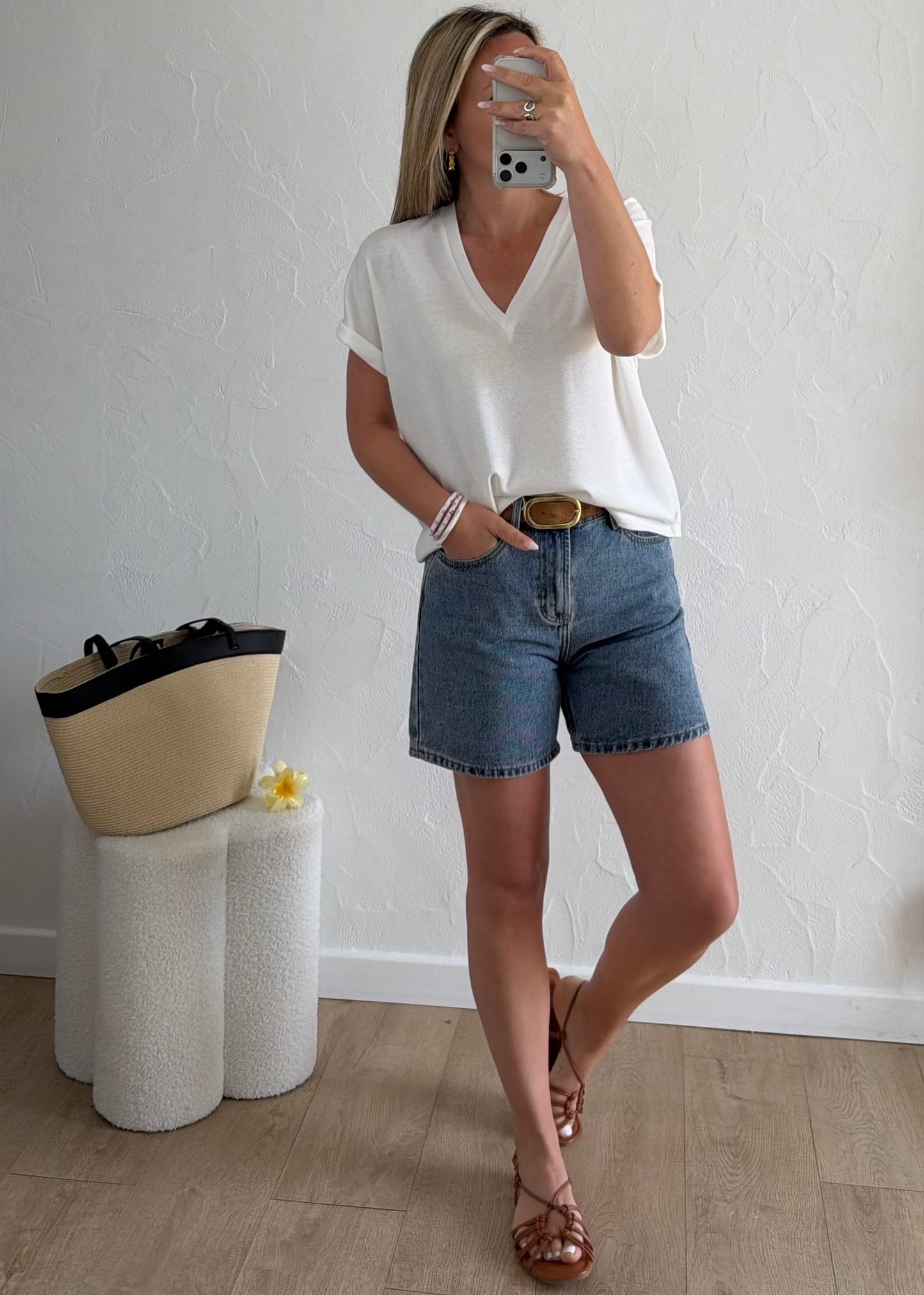 T-shirt Lisa Blanc