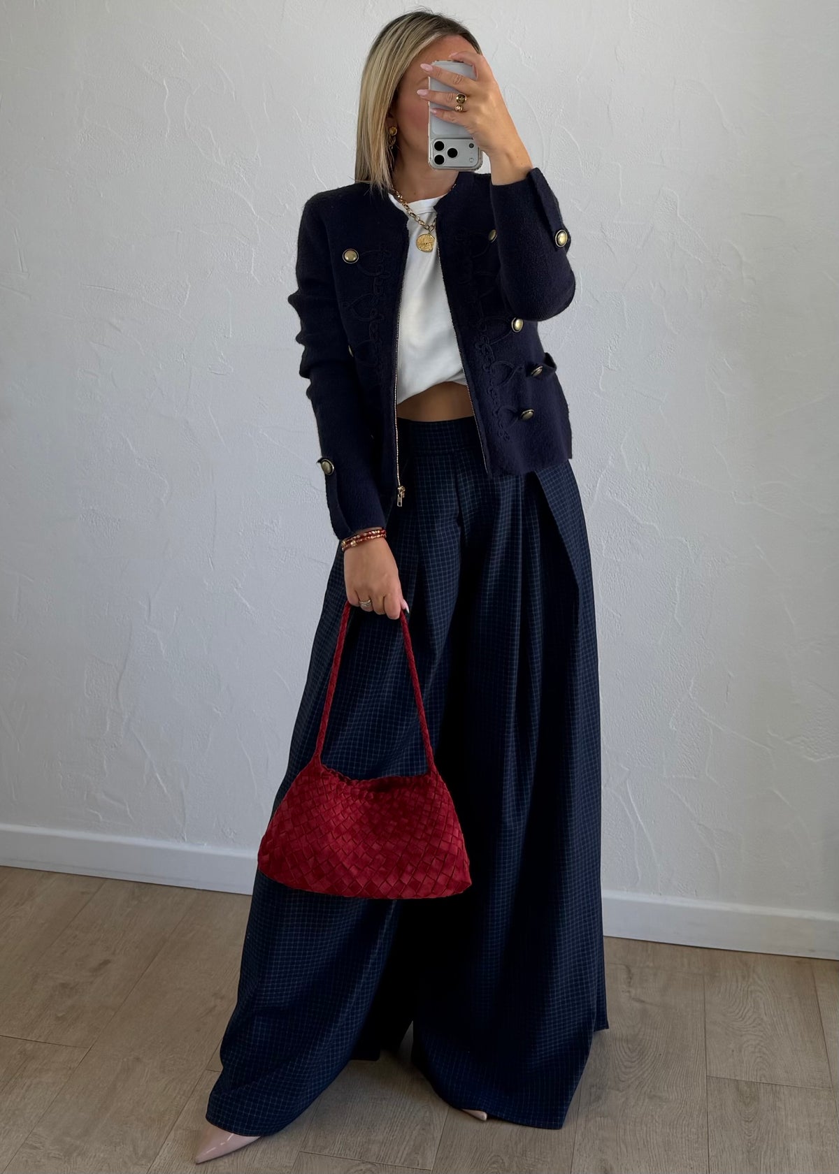 Gilet Romane bleu marine
