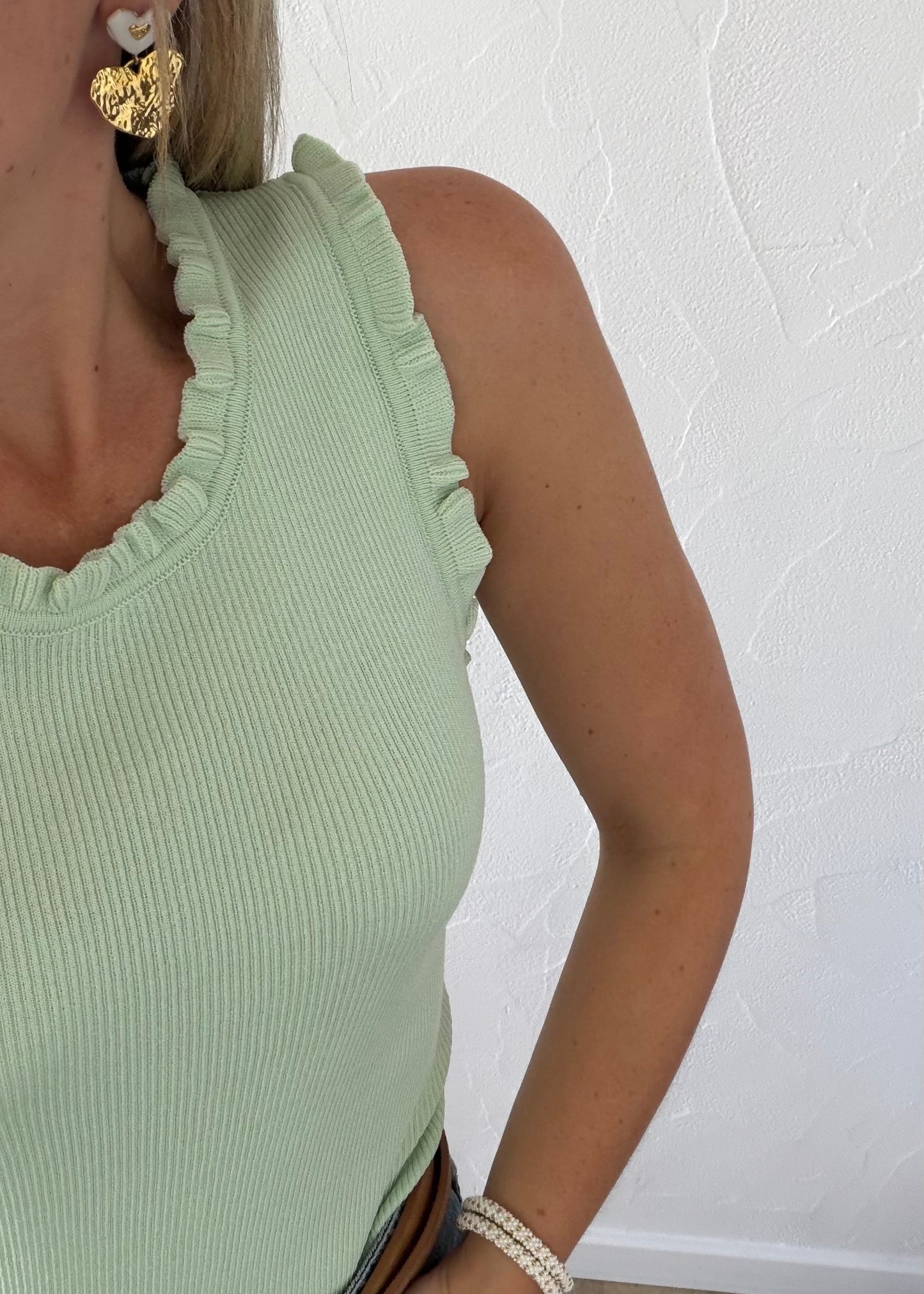 Top LOUISON Vert