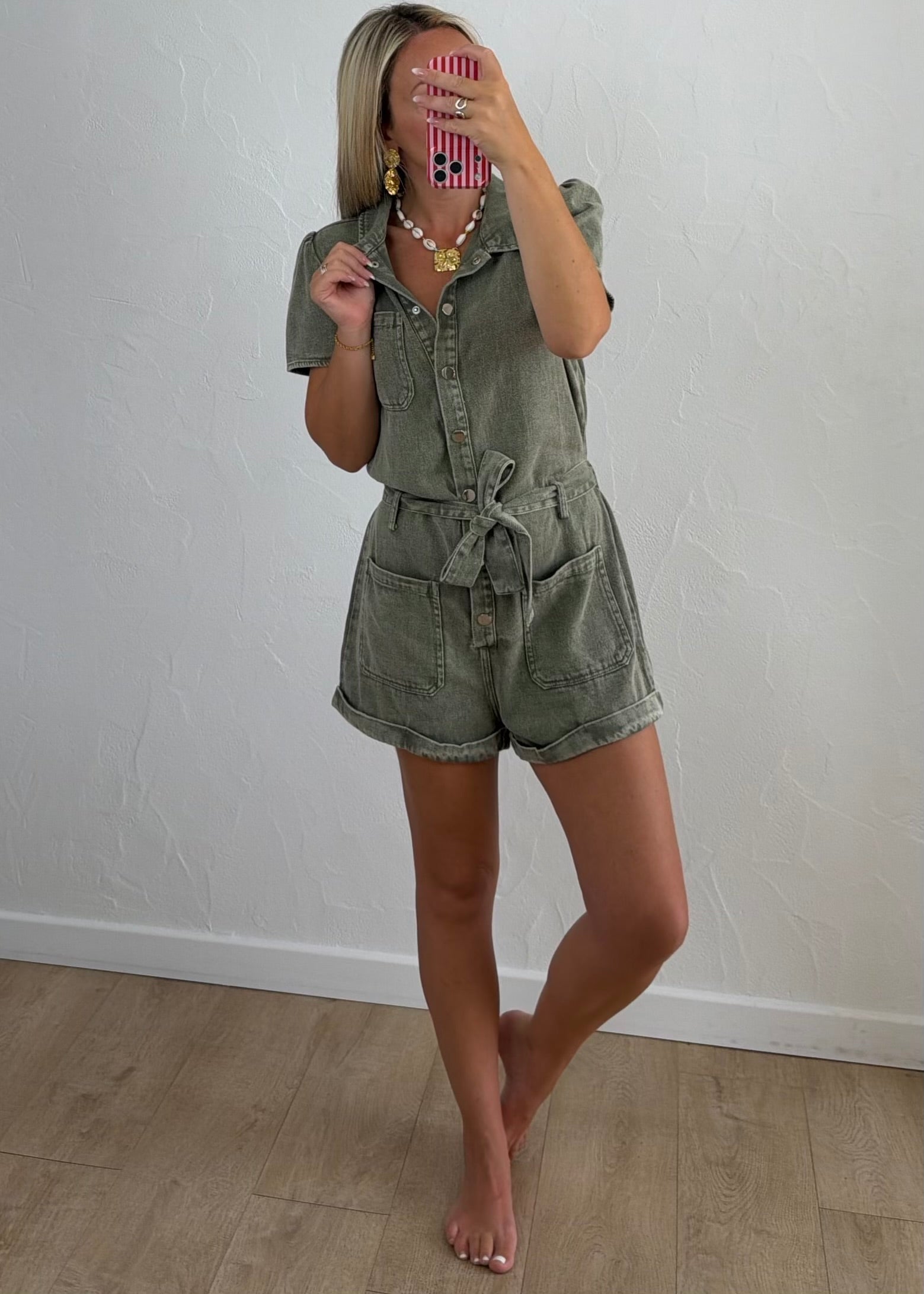 Combi-Short AGATHE Kaki