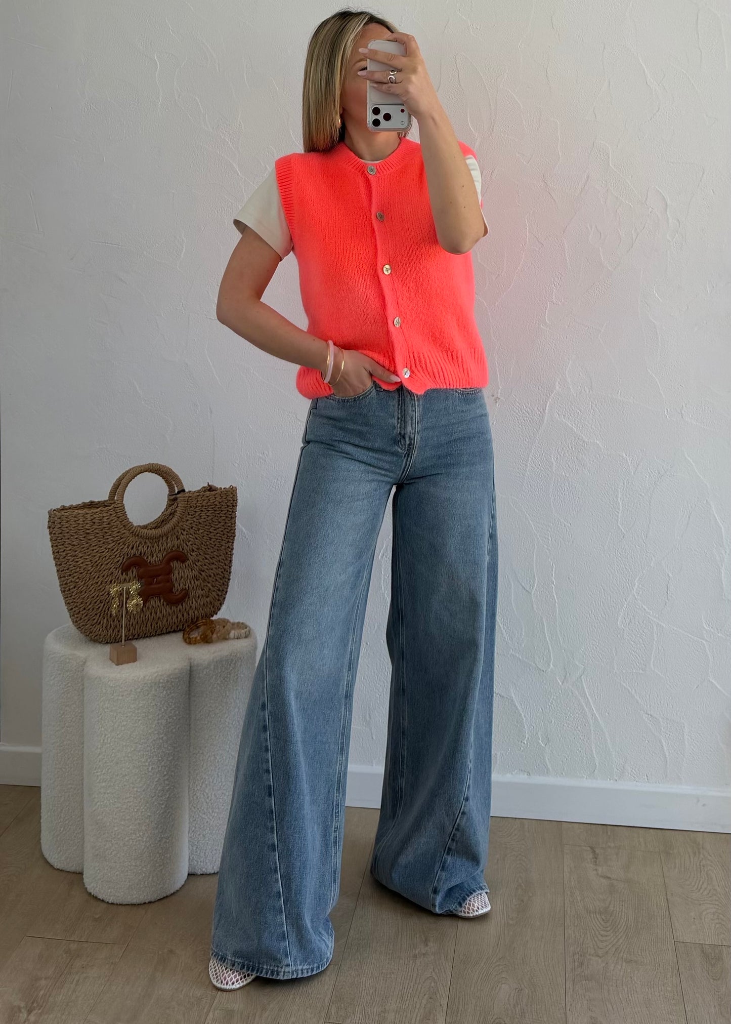 Gilet ADRIANNA Corail 🪸